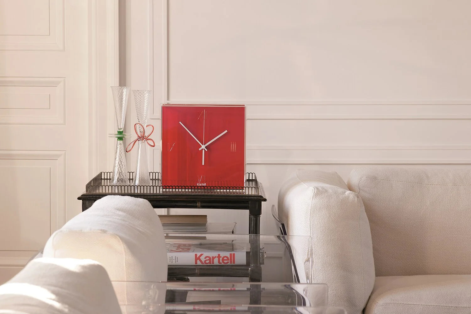 [product_category]-Kartell Tic&Tac Clock, Black-Kartell-8058967025712-0190009-KAR-3