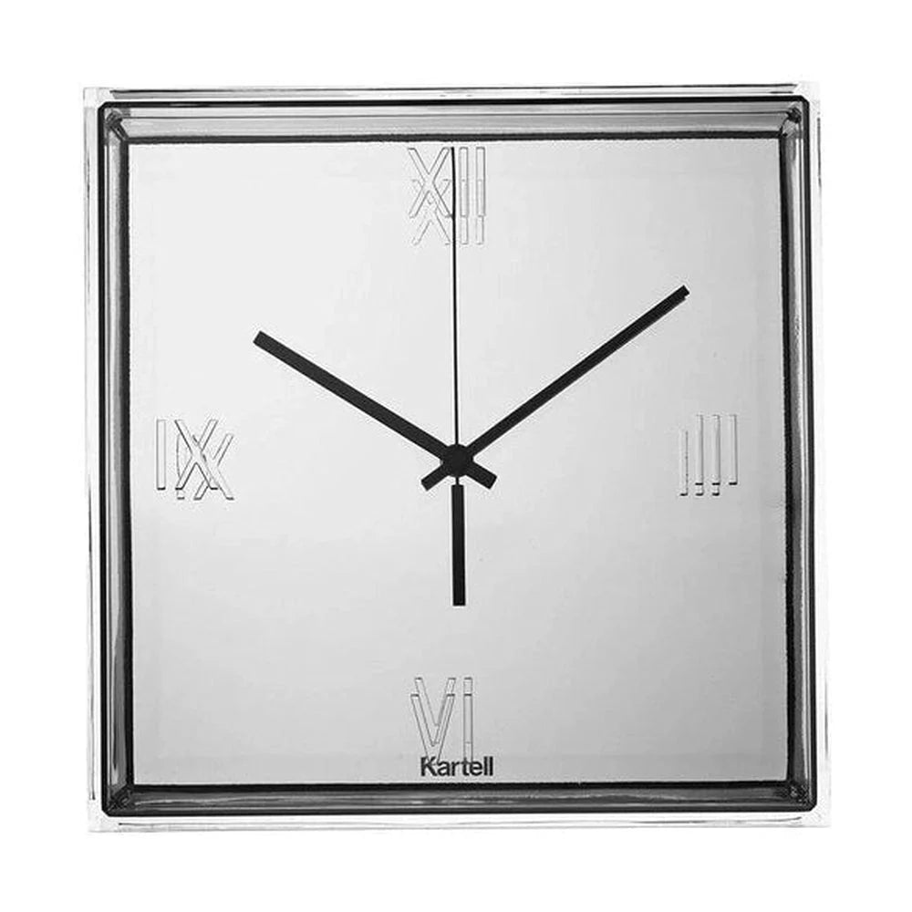 Kartell Tic & TAC Clock, verchromt