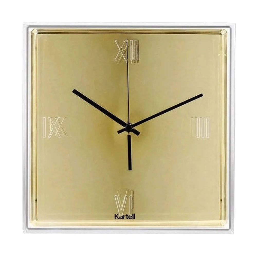 Horloge Kartell Tic & Tac, or