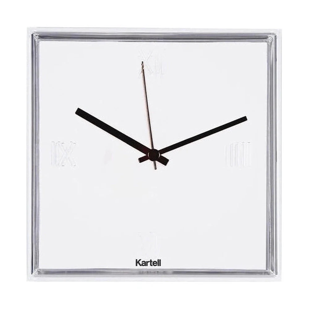 Kartell Tic & Tac Clock, White