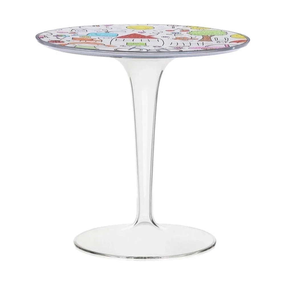 Kartell Tipp Top Side Table, Zeichnung