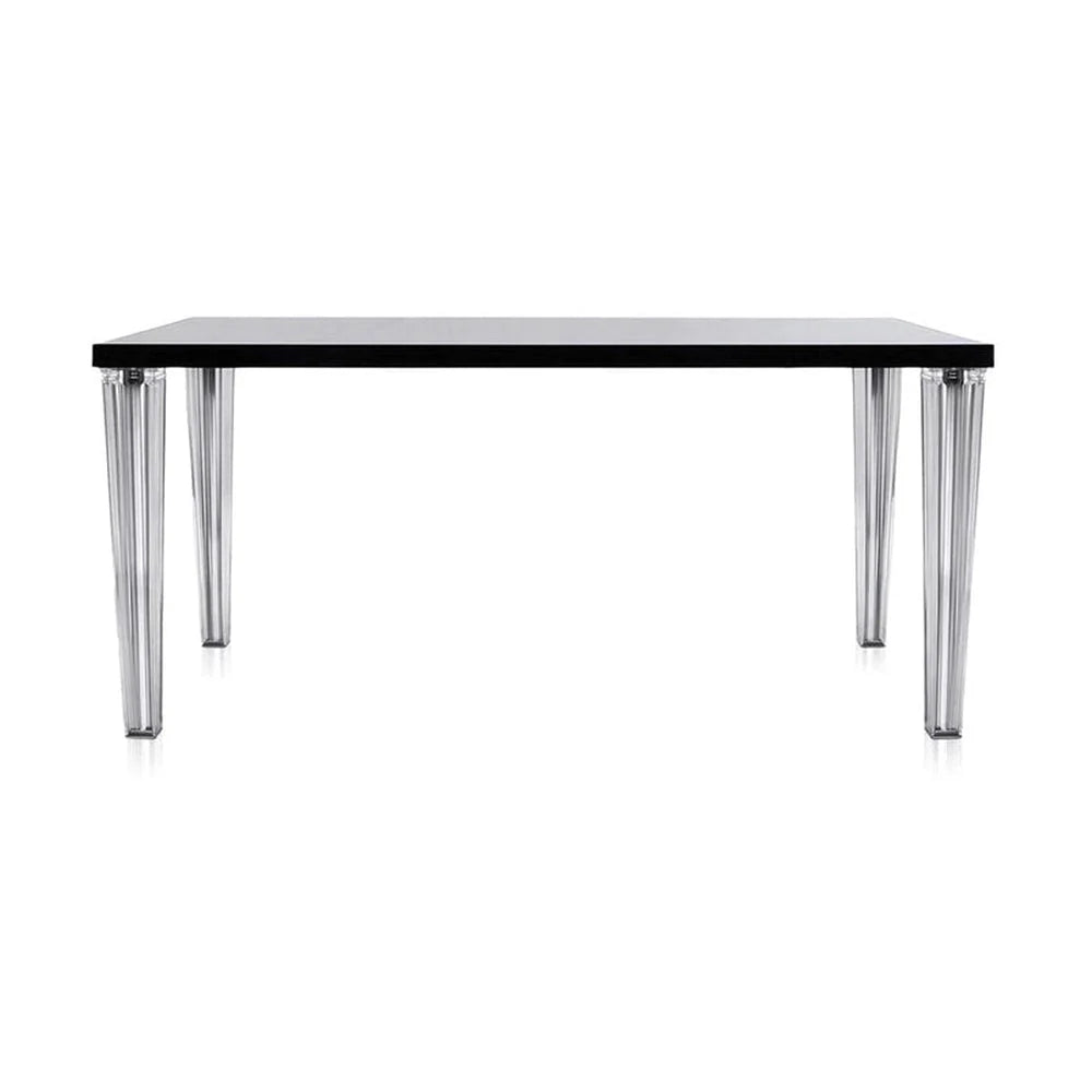 Kartell Top Top Table Glass 160x80 Cm, Black