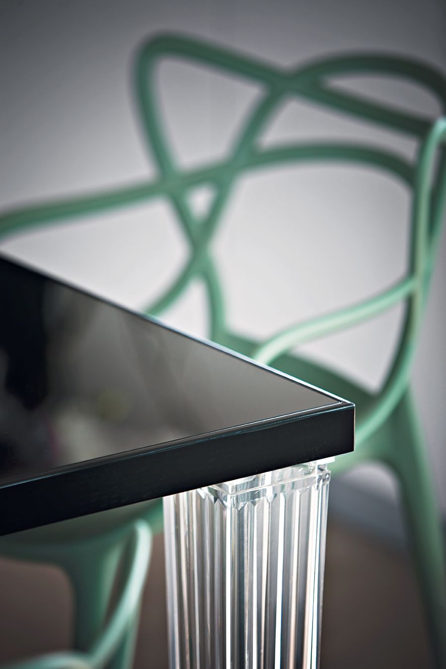 [product_category]-Kartell Top Top Table Glass 190x90 Cm, Black-Kartell-8058967042412-0425609-KAR-11