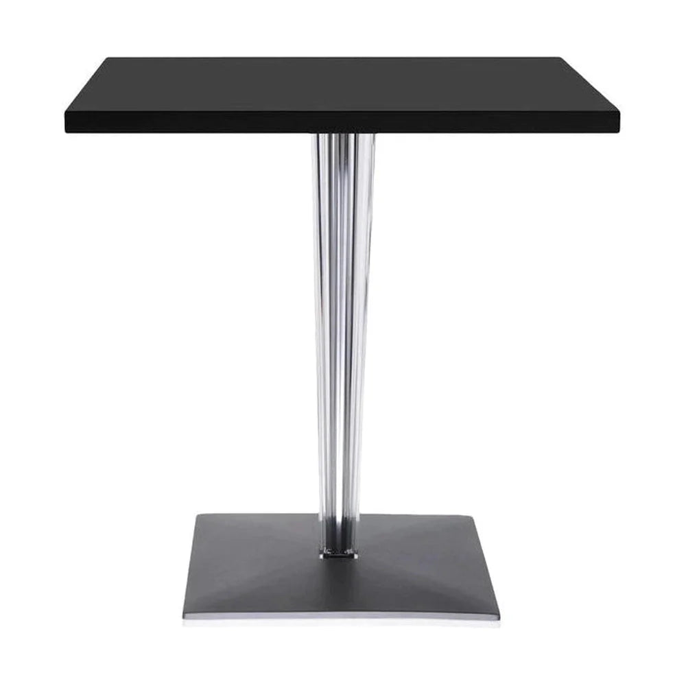 Kartell supérieur supérieur carré avec base carrée 70x70 cm, noir