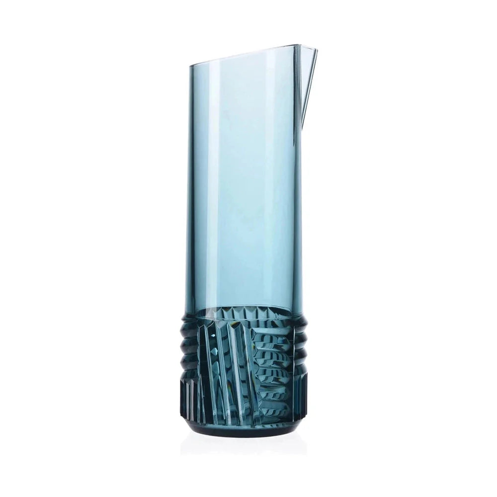 [product_category]-Kartell Trama Carafe, Light Blue-Kartell-8058967267112-01511AZ-KAR-1