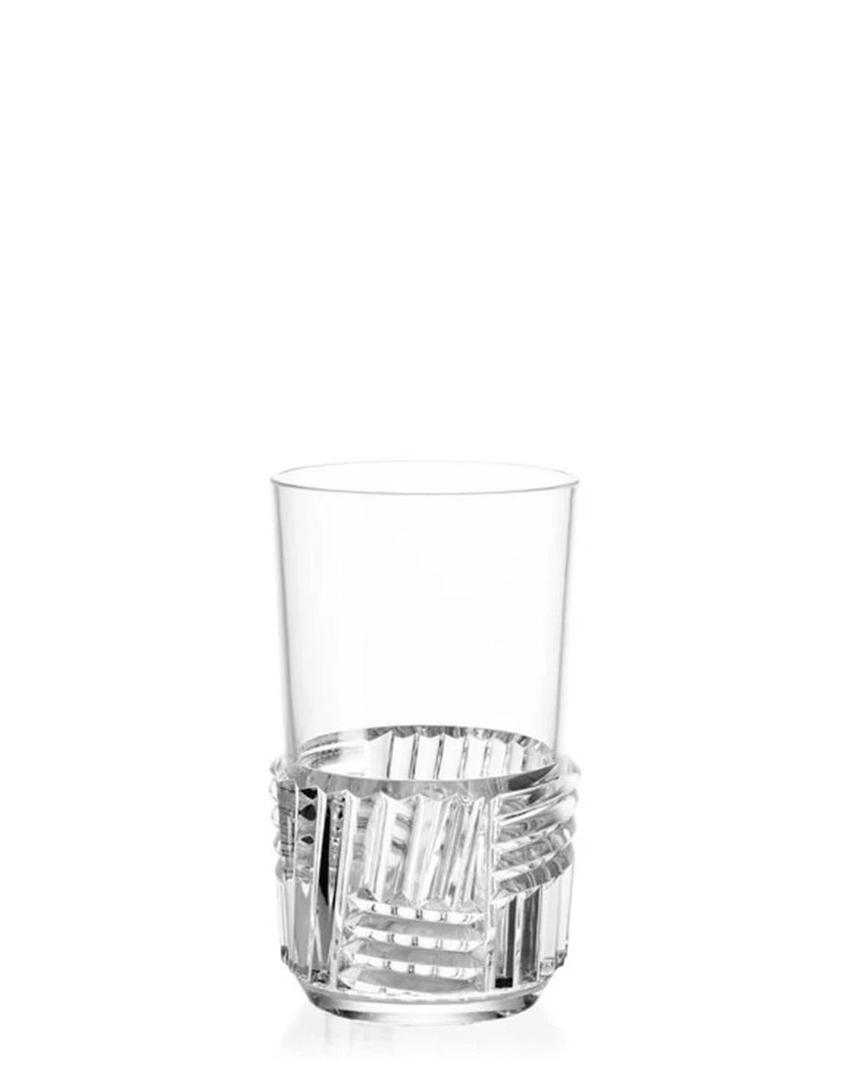 [product_category]-Kartell Trama Set Of 4 Long Drink Glasses, Crystal-Kartell-8058967267174-01512B4-KAR-2