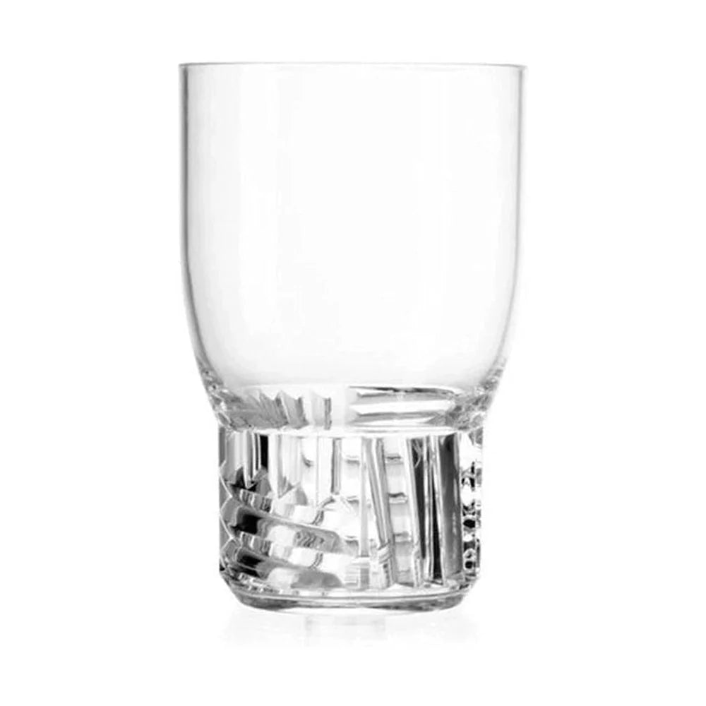 Kartell Trama Juego de 4 vasos de agua, Cristal