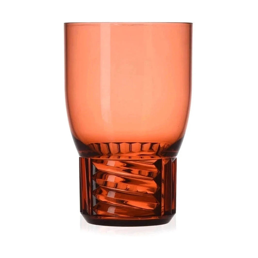 Kartell Trama Juego de 4 vasos de agua, rosa