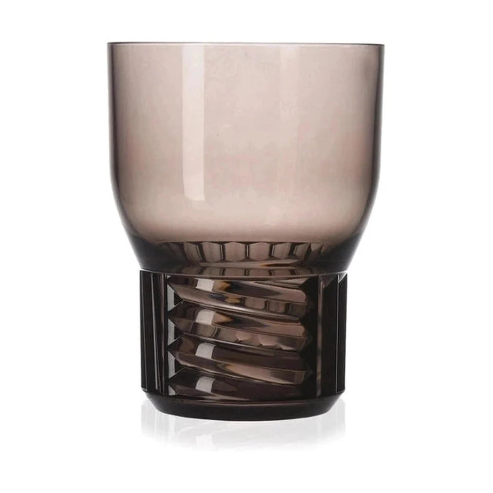 Kartell Trama Ensemble de 4 verres à vin, fumée