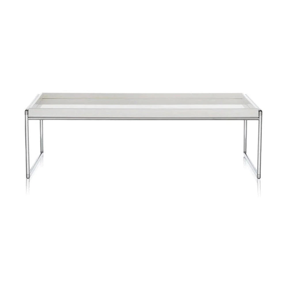 Tabla lateral de bandejas de Kartell 80x40 cm, blanco