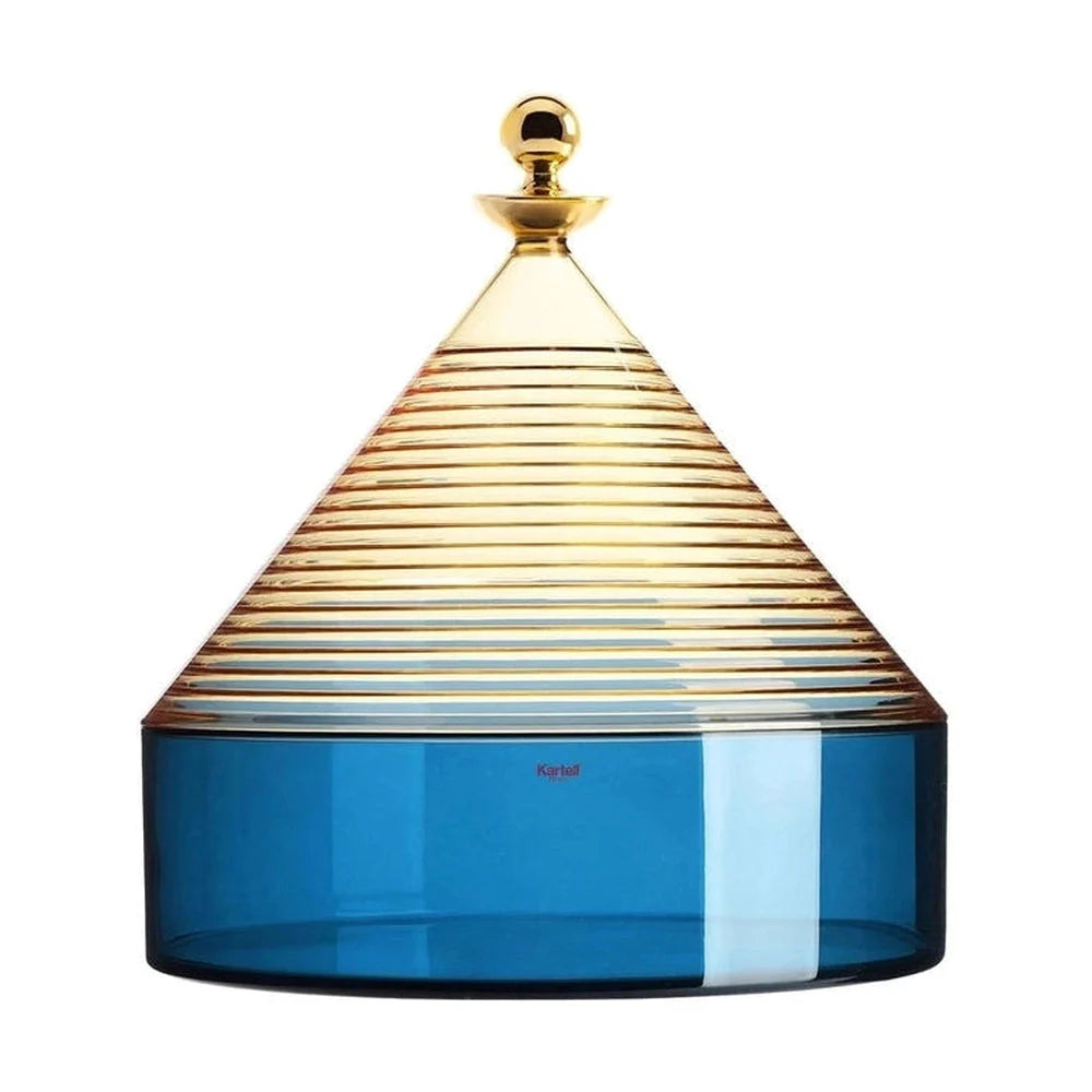[product_category]-Kartell Trullo Centerpiece, Yellow/Blue-Kartell-8058967293036-01550GB-KAR-1