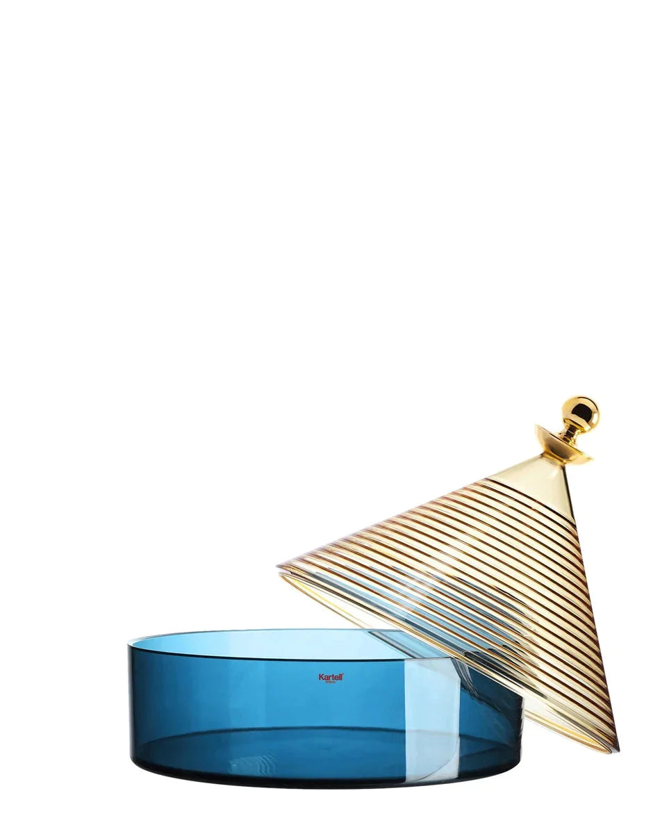 [product_category]-Kartell Trullo Centerpiece, Yellow/Blue-Kartell-8058967293036-01550GB-KAR-7