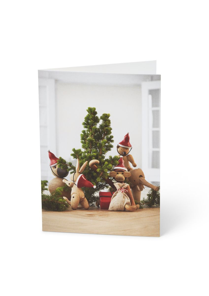 Kay Bojesen Card A6 Christmas Mixed Wood 1 Piece