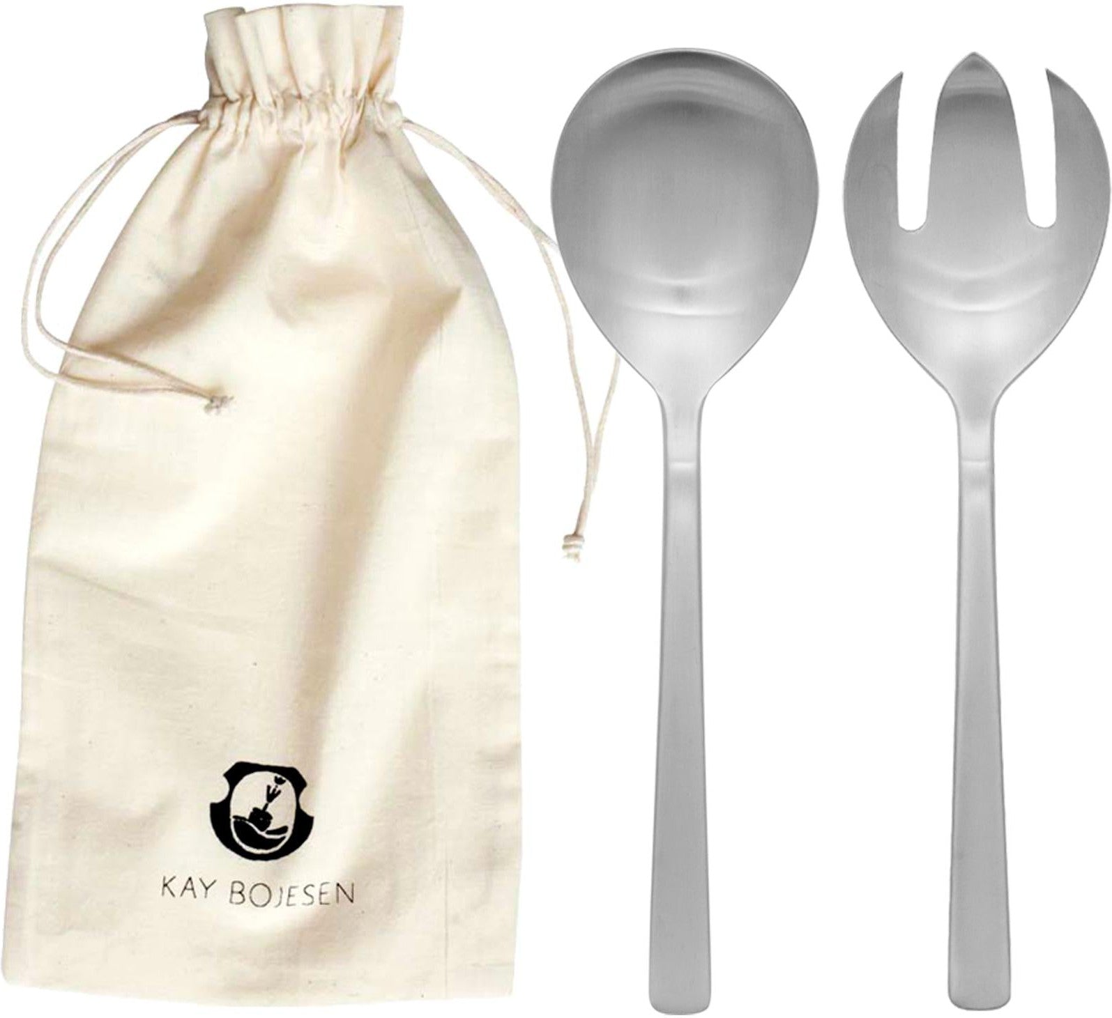 [product_category]-Kay Bojesen Grand Prix Gift Set Salad Set Matte, Large-Kay Bojesen ApS-5711168001017-101-KAY-1