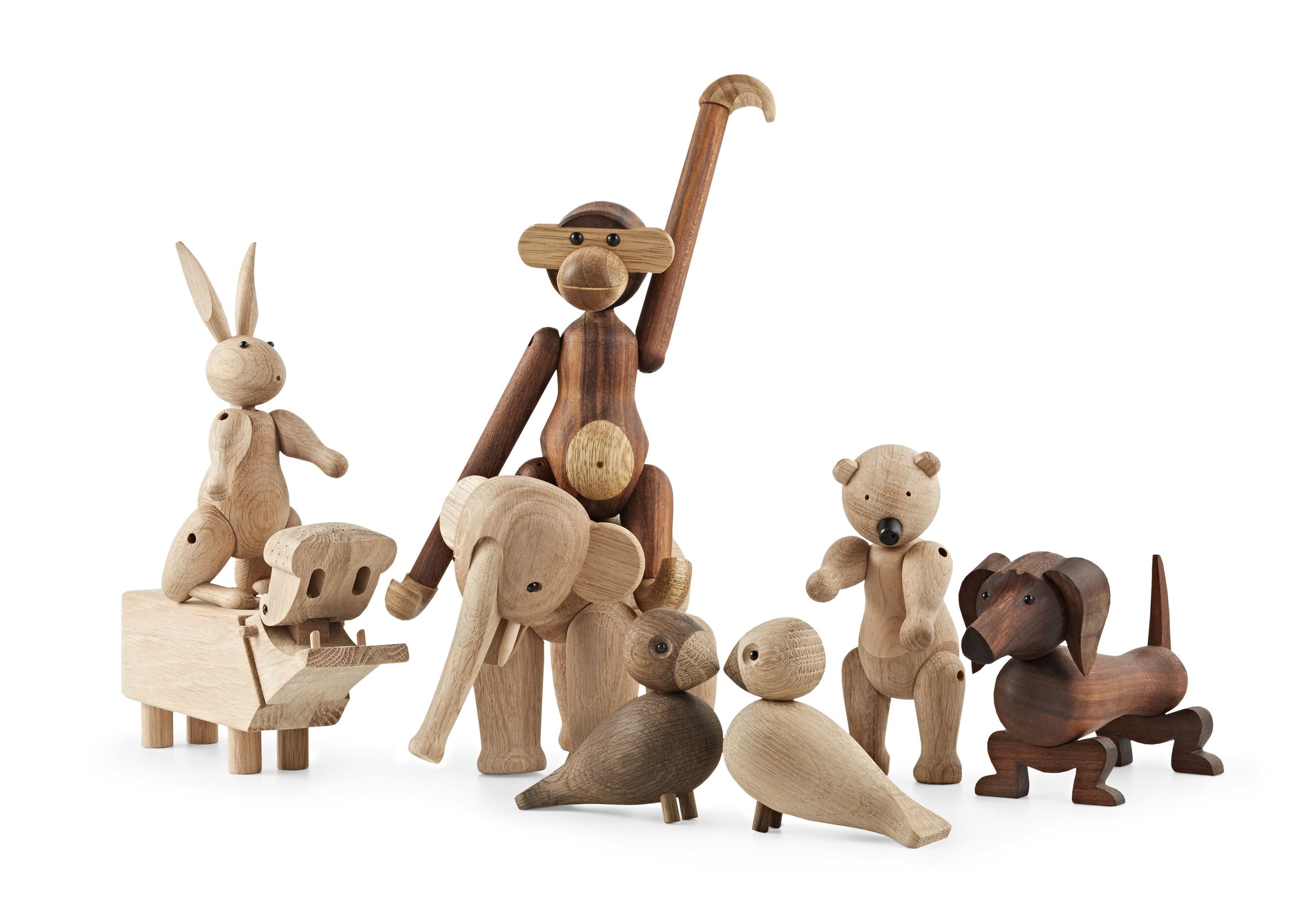 [product_category]-Kay Bojesen Monkey Teak/Limba, Large-Kay Bojesen-5709513142607-39260-KAY-10