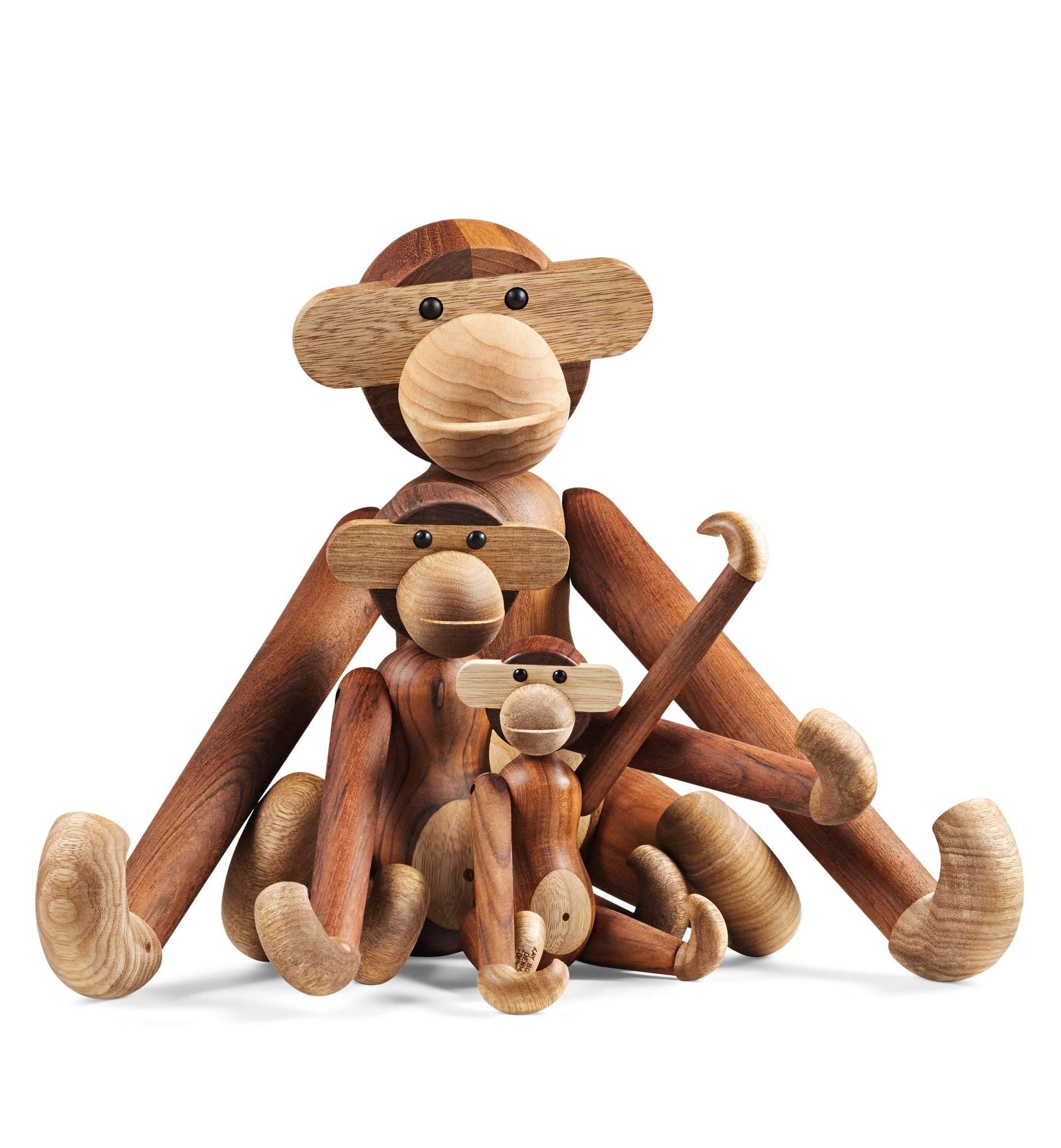 [product_category]-Kay Bojesen Monkey Teak/Limba, Large-Kay Bojesen-5709513142607-39260-KAY-2