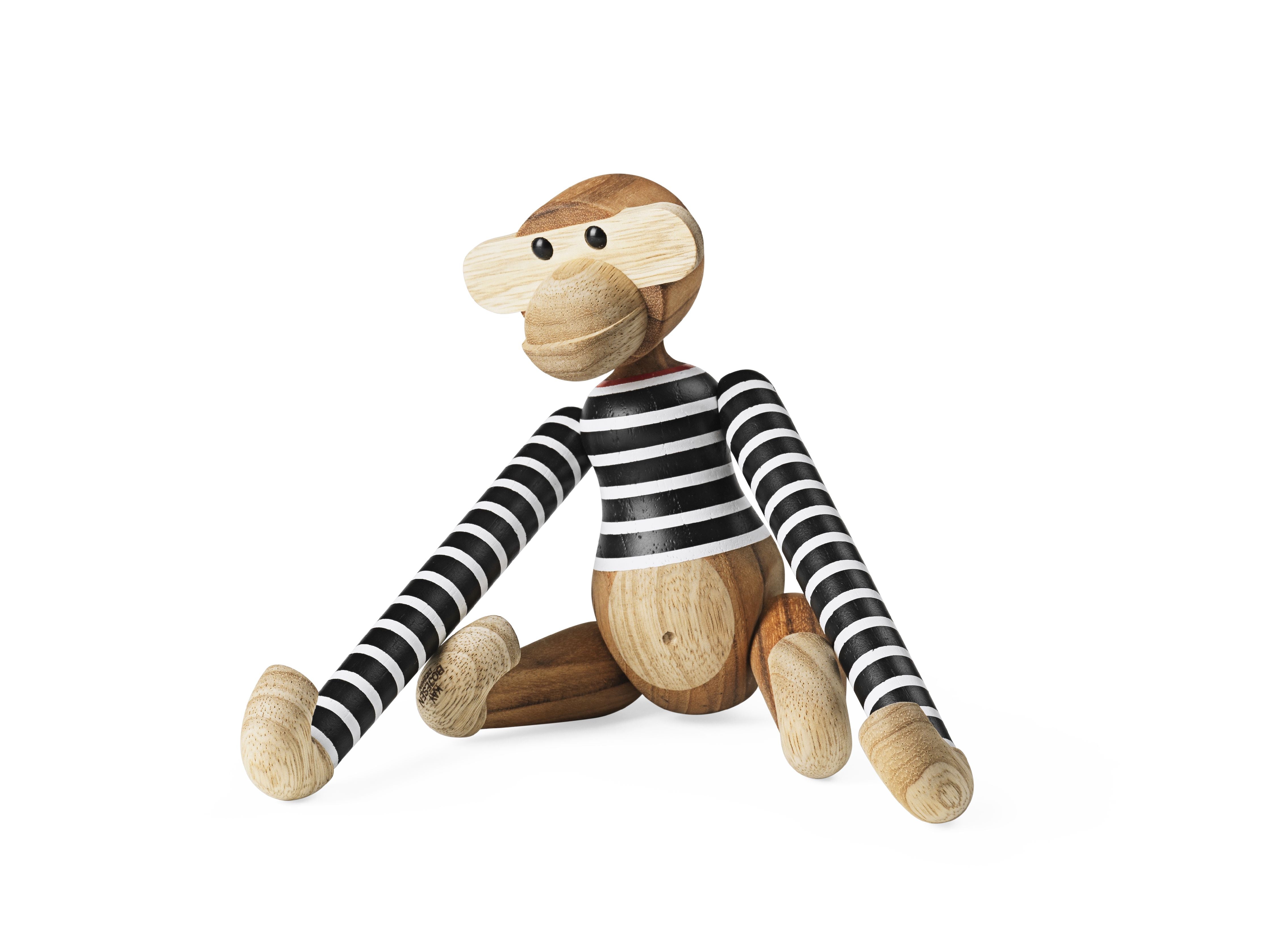 [product_category]-Kay Bojesen Monkey X Nørgaard Paa Strøget Small, Black/White-Kay Bojesen-5709513393344-39334-KAY-3