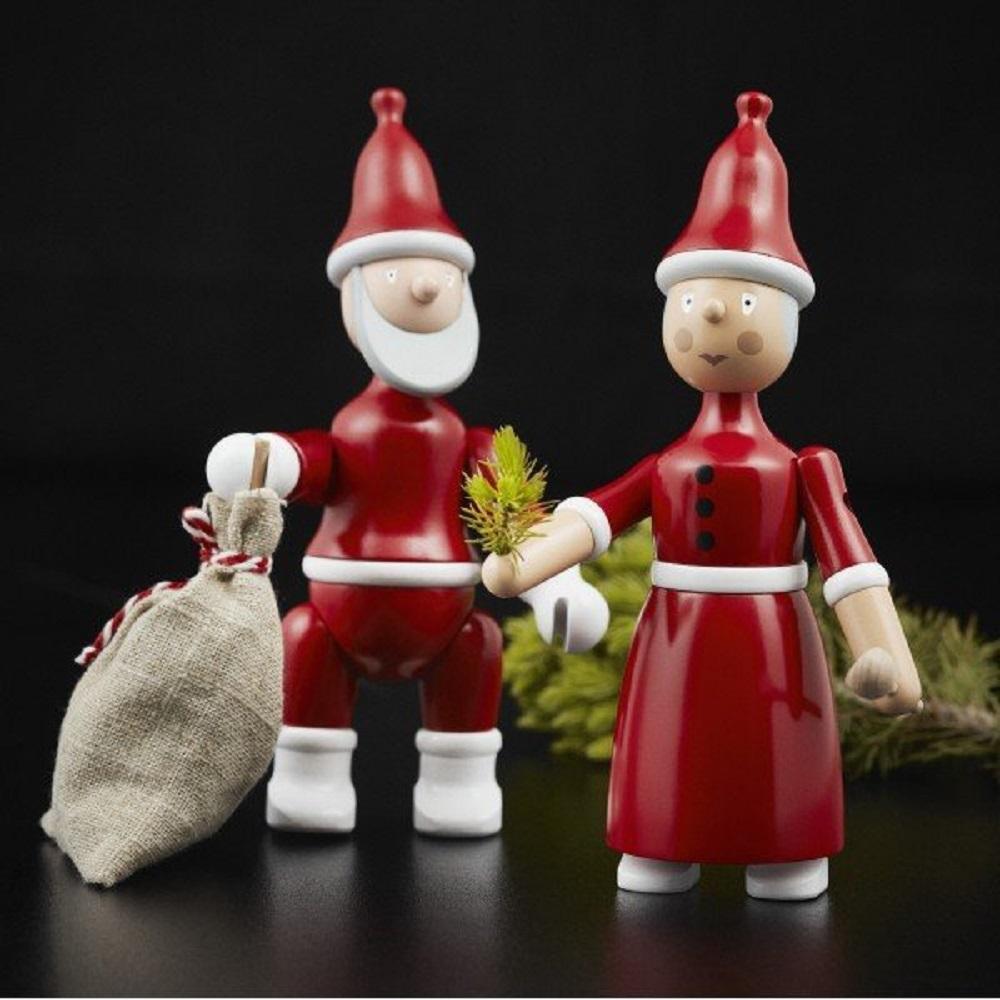 [product_category]-Kay Bojesen Santa Claus & Mrs Santa, Set-Kay Bojesen-39430+39480-KAY-9