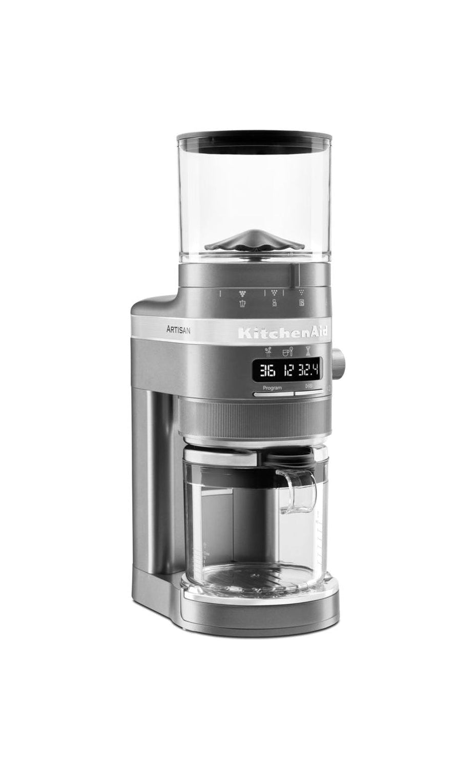 [product_category]-Kitchen Aid 5 Kcg8433 Artisan Coffee Grinder, Medallion Silver-KitchenAid-8003437607912-5KCG8433EMS-KIT-1