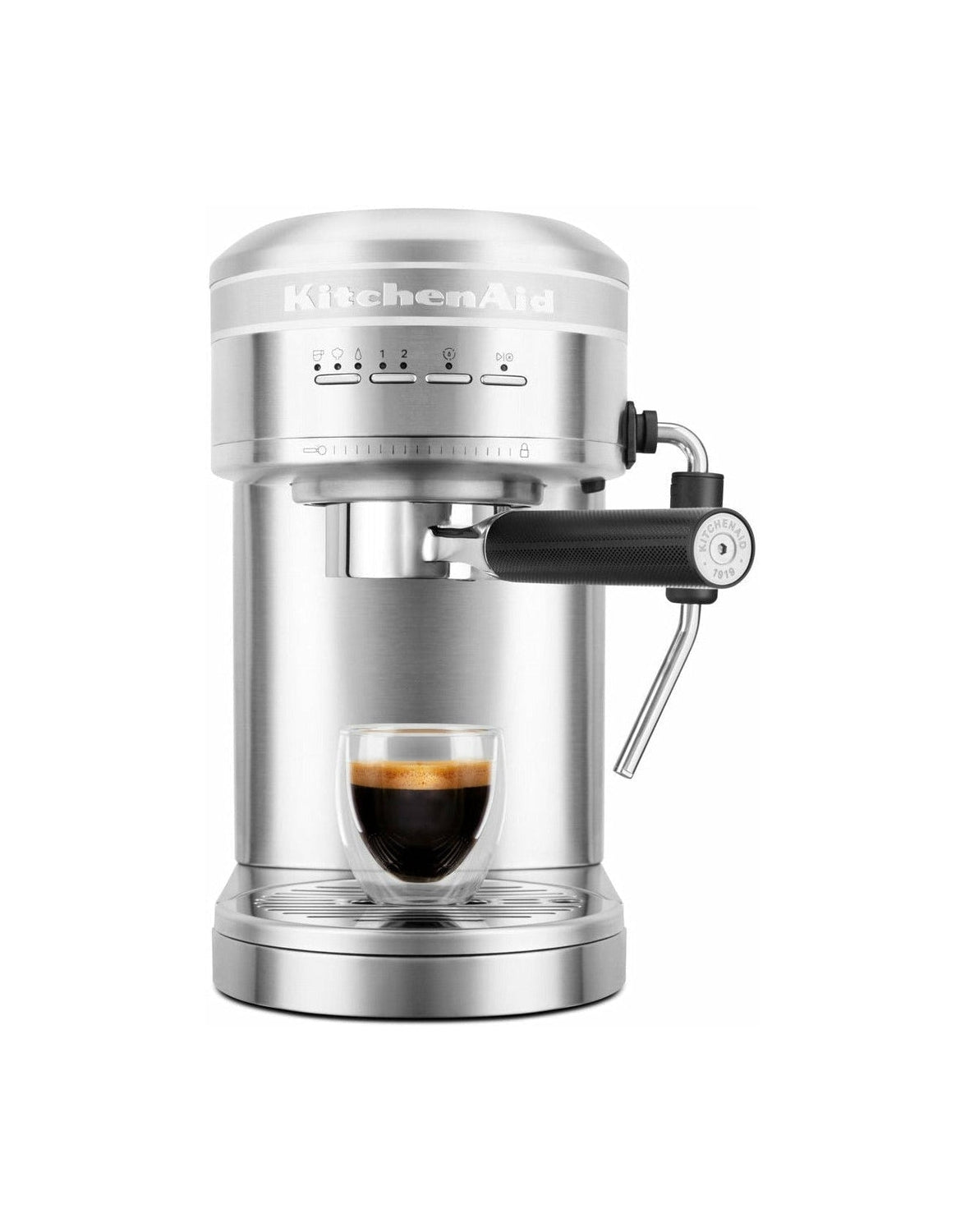 [product_category]-Kitchen Aid 5 Kes6503 Artisan Semi Automatic Espresso Machine, Chrome-KitchenAid-8003437607530-5KES6503ESX-KIT-1