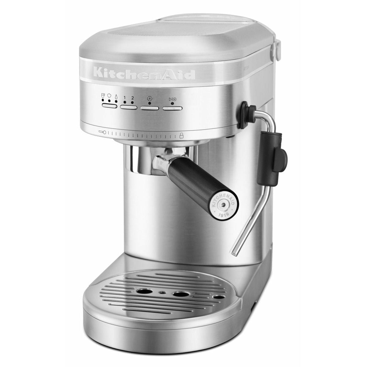 [product_category]-Kitchen Aid 5 Kes6503 Artisan Semi Automatic Espresso Machine, Chrome-KitchenAid-8003437607530-5KES6503ESX-KIT-3