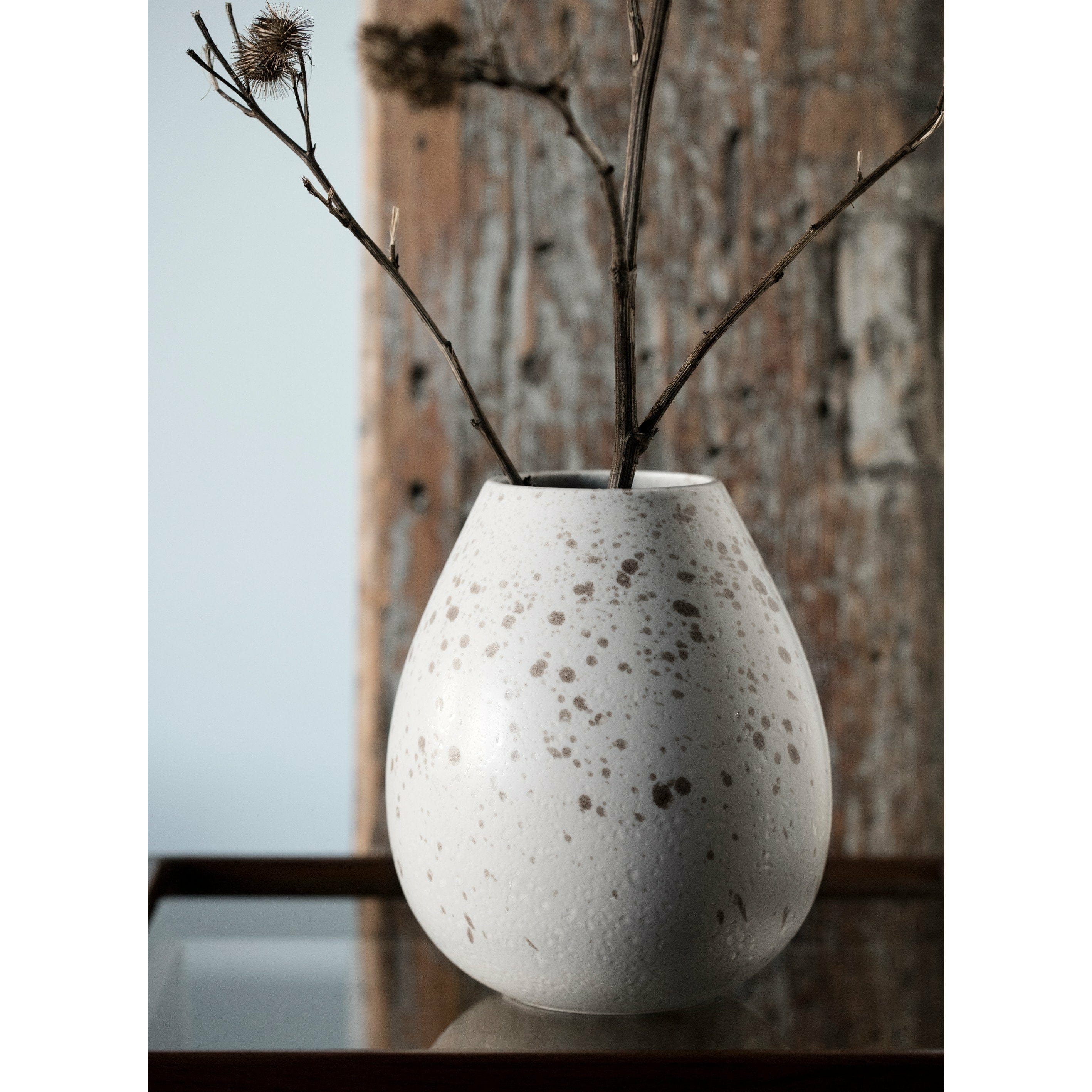 [product_category]-Klassik Studio Milo Drop Vase, Grey-Klassik Studio-5714172000694-105101-KLA-4