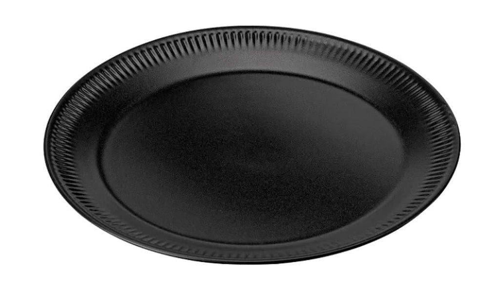 [product_category]-Knabstrup Keramik Plate ø 22 Cm, Black-Knabstrup Keramik-5713959011519-1151-KNA-1