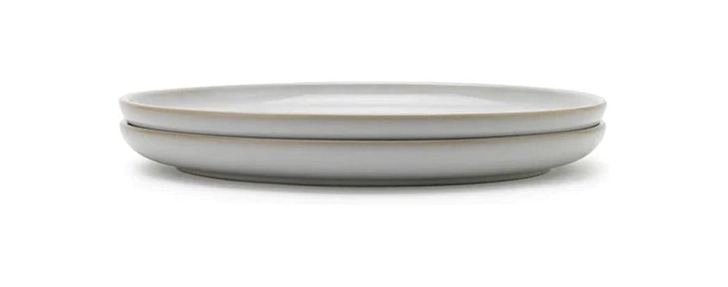 [product_category]-Knabstrup Keramik Tavola Plate Set Of 2 ø 22,5 Cm, White-Knabstrup Keramik-5713959800021-L-02-KNA-1