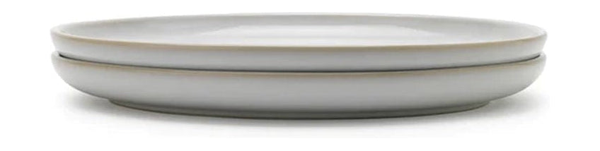 [product_category]-Knabstrup Keramik Tavola Plate Set Of 2 ø 22,5 Cm, White-Knabstrup Keramik-5713959800021-L-02-KNA-1