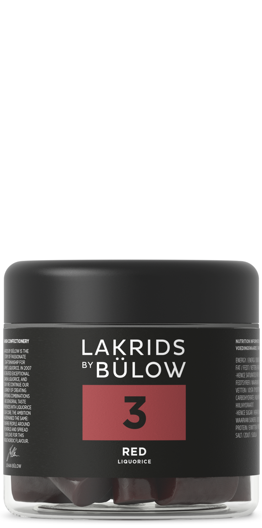 Lakrids par Bülow 3 Red, 150 grammes