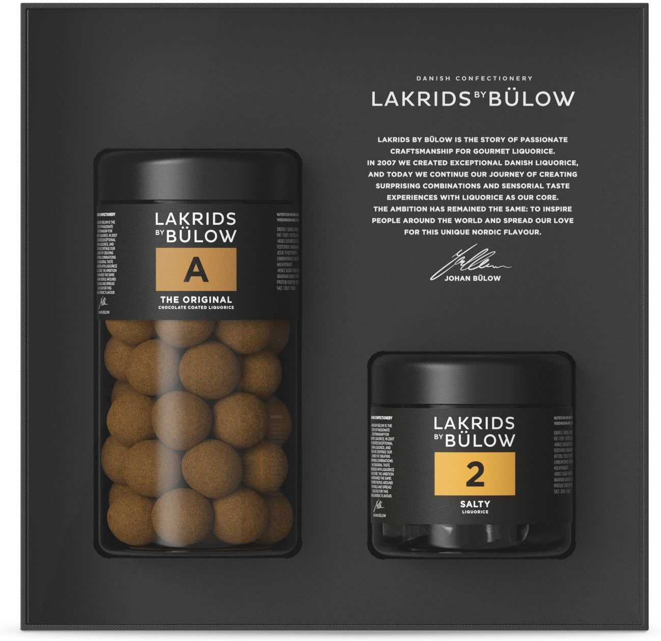 Lakrids by Bülow Black Box - A et 2, 415 grammes