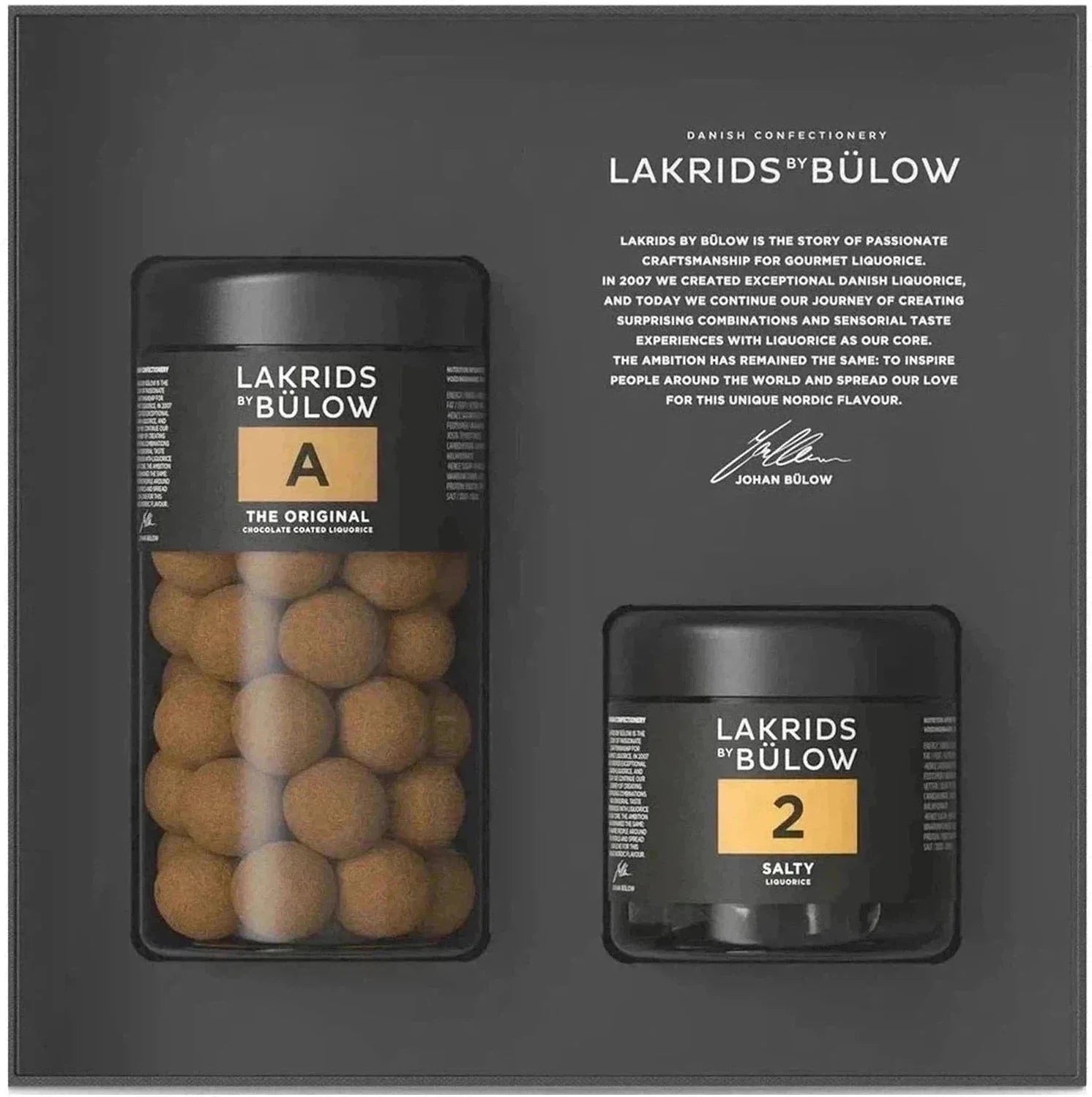 Lakriden von Bülow Classic Black Box - A & 2, 445G