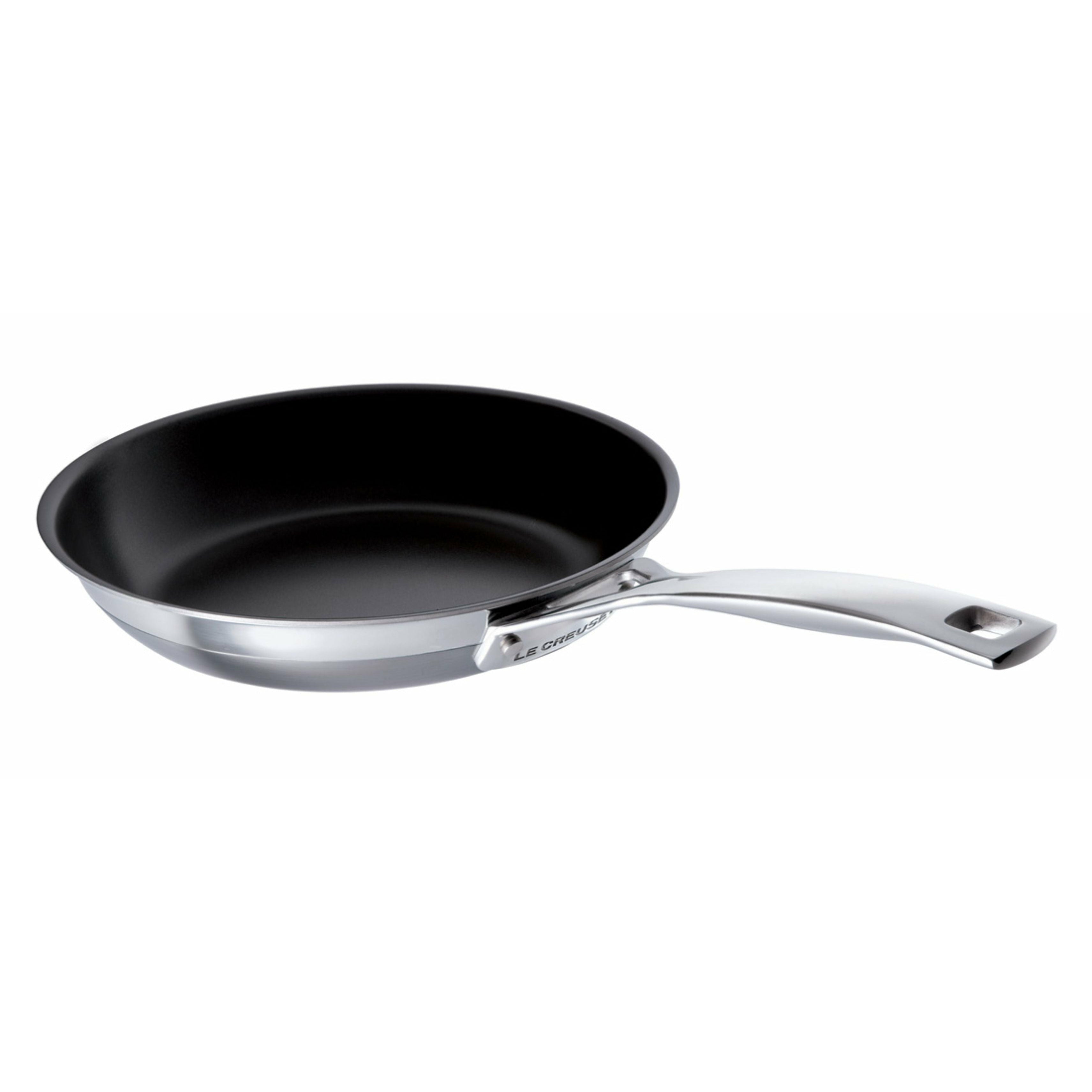 [product_category]-Le Creuset 3 Ply Stainless Steel Non Stick Frying Pan, 20 Cm-Le Creuset-630870042147-96201320001000-LEC-1