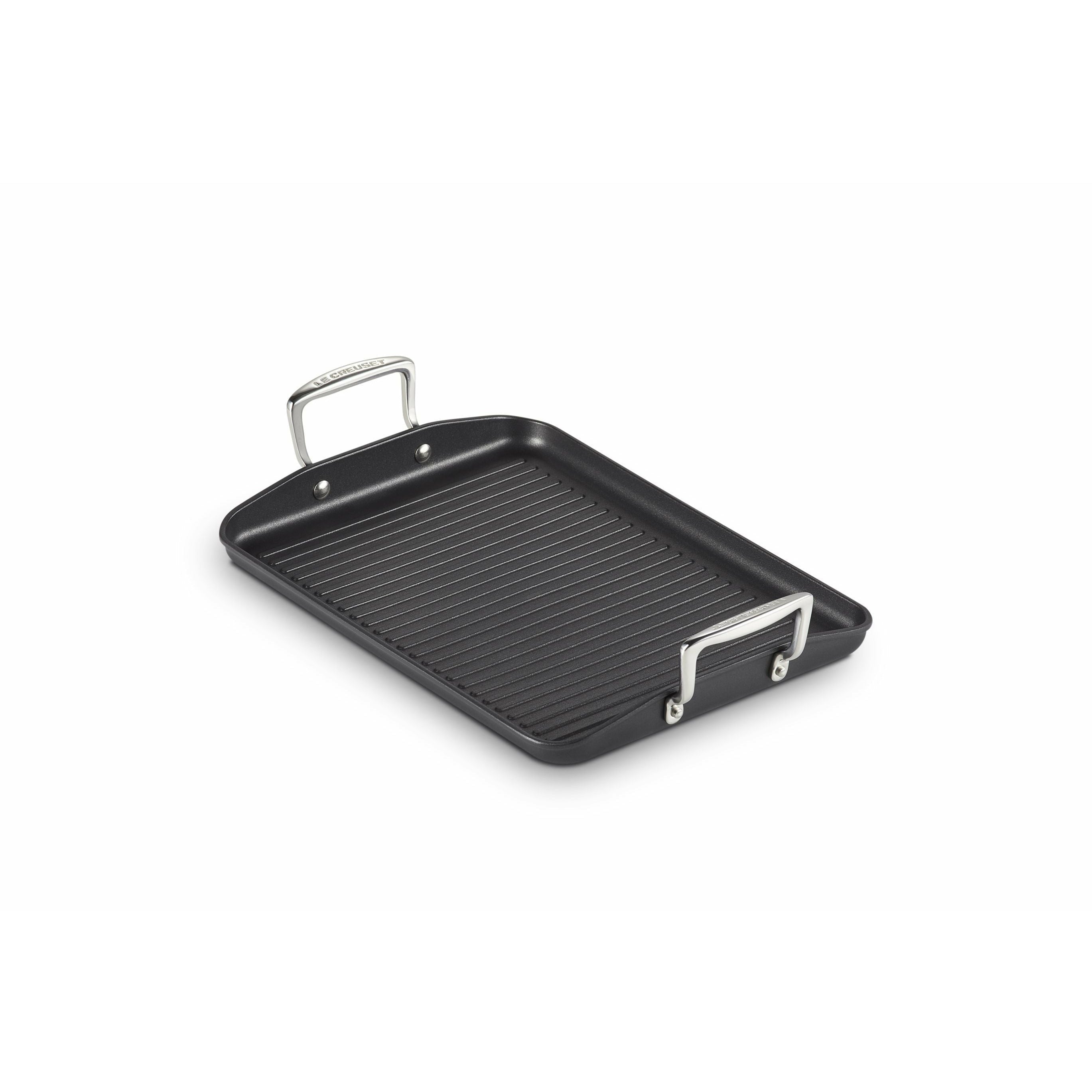 Le Creuset Alu Grillplatte mit Rillen, 34 x 25 cm