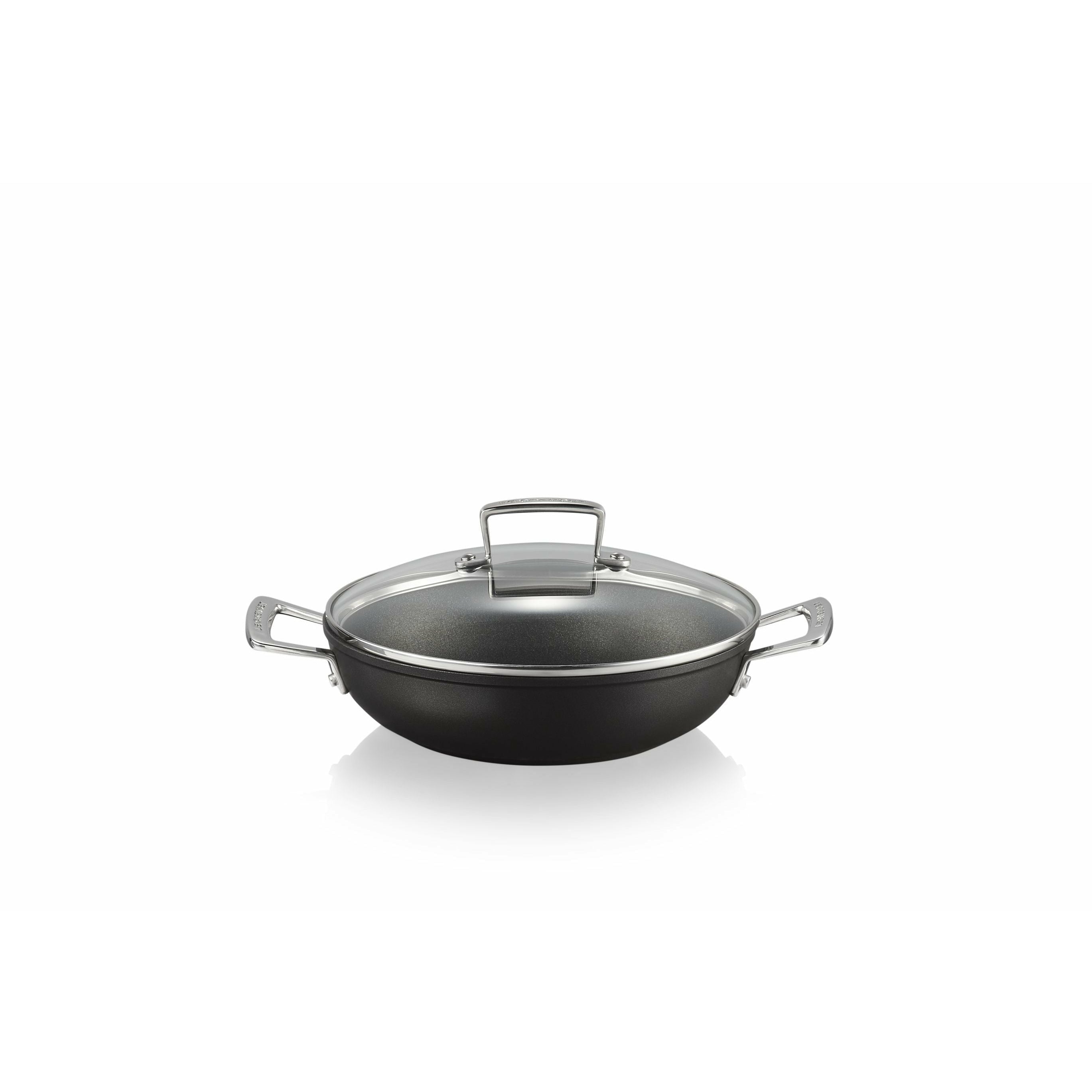 [product_category]-Le Creuset Alu Professional Pan With Glass Lid, 24 Cm-Le Creuset-630870272827-51107240010502-LEC-1