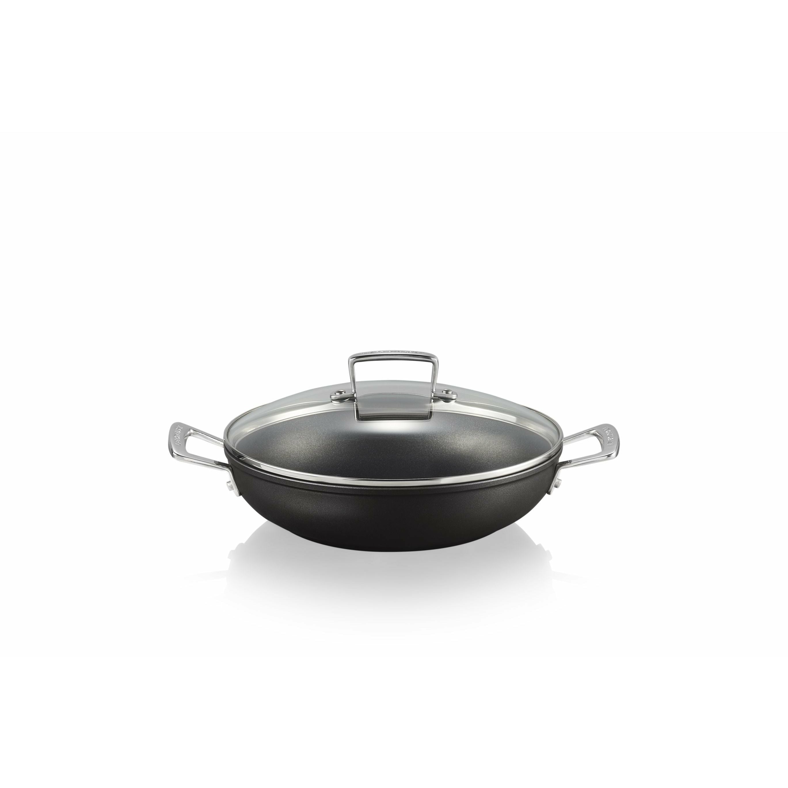 [product_category]-Le Creuset Alu Professional Pan With Glass Lid, 26 Cm-Le Creuset-630870272834-51107260010502-LEC-1