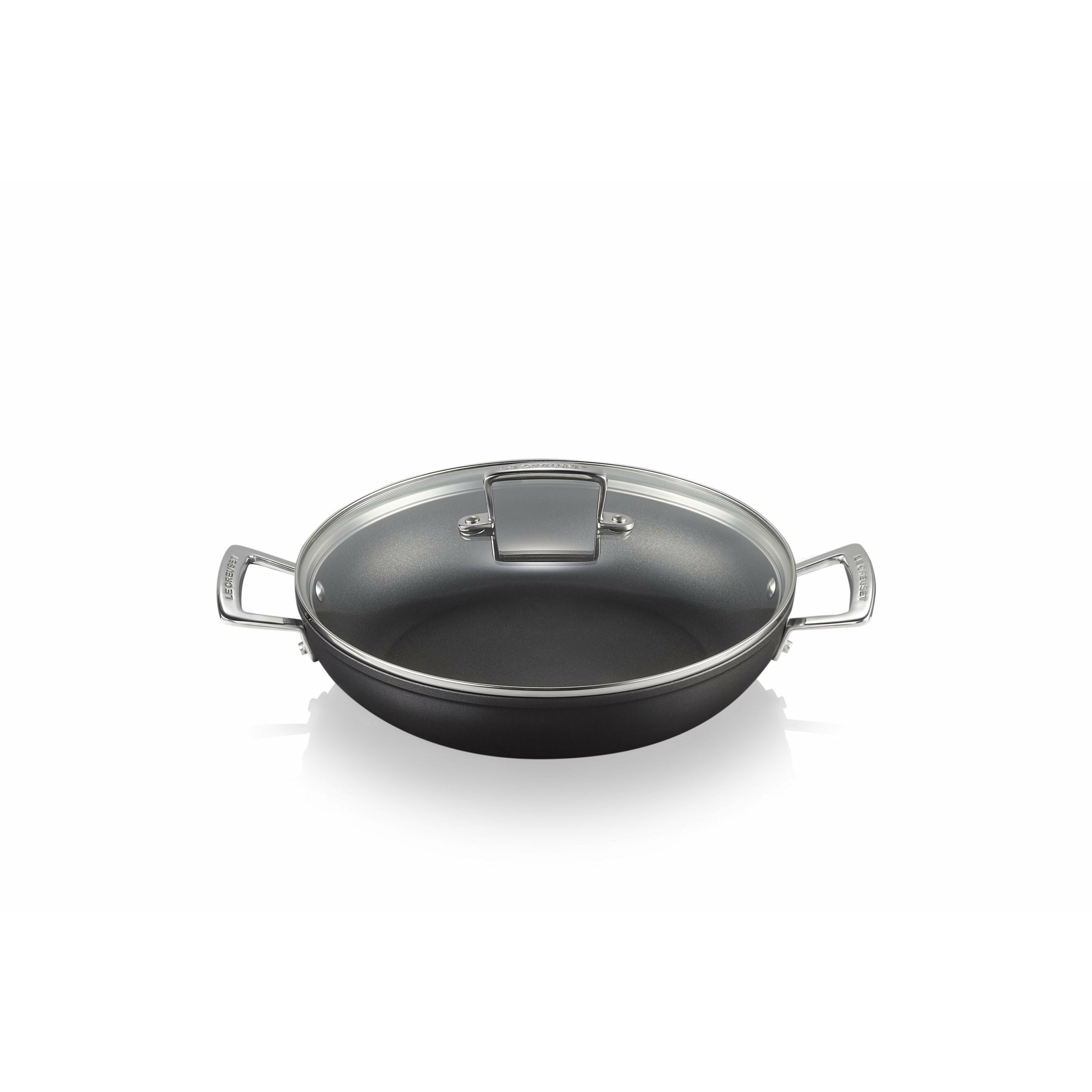 [product_category]-Le Creuset Alu Professional Pan With Glass Lid, 28 Cm-Le Creuset-630870272841-51107280010502-LEC-1