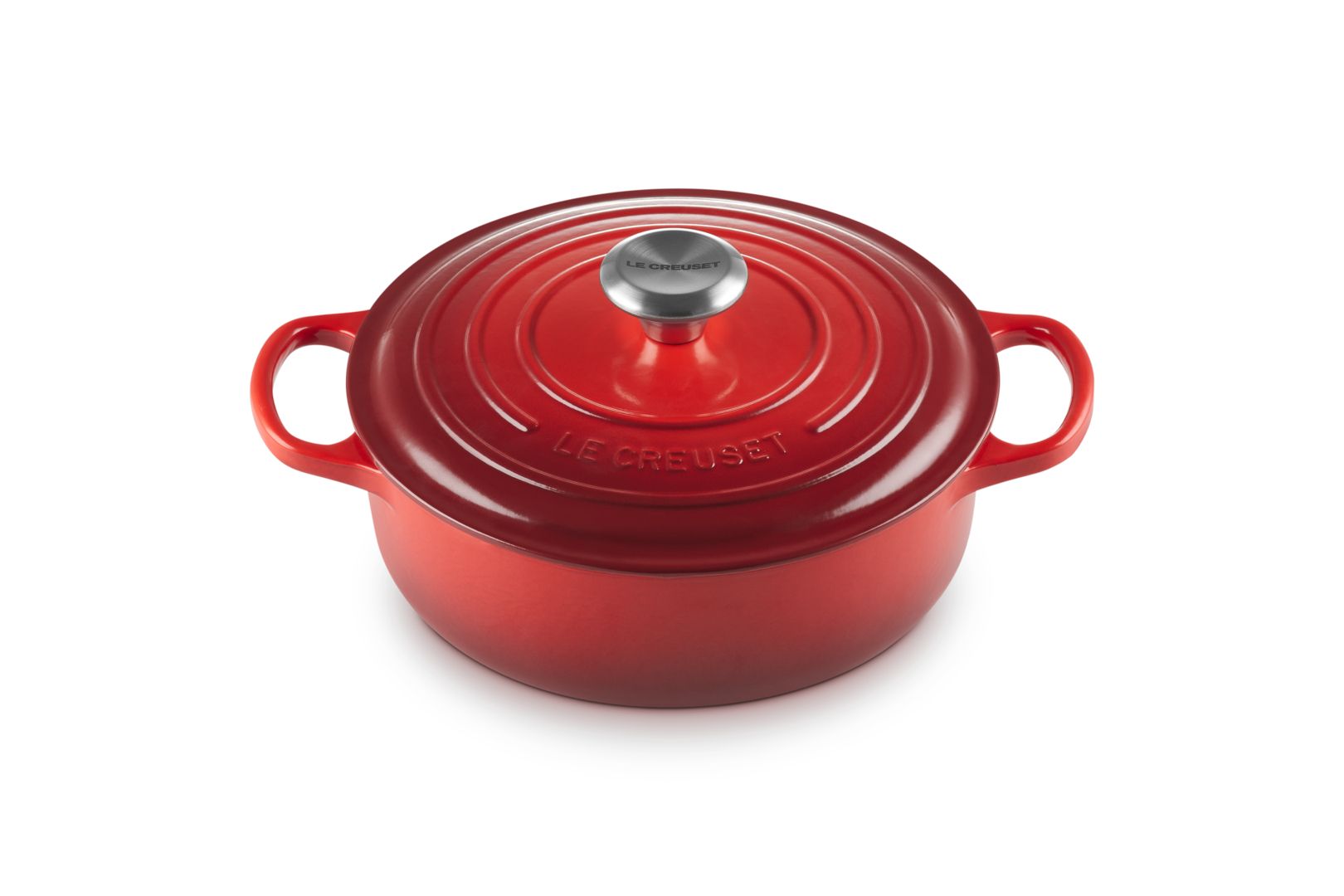 [product_category]-Le Creuset Gourmet Casserole 24 Cm, Cerise-Le Creuset-0024147282686-21179240602430-LEC-1