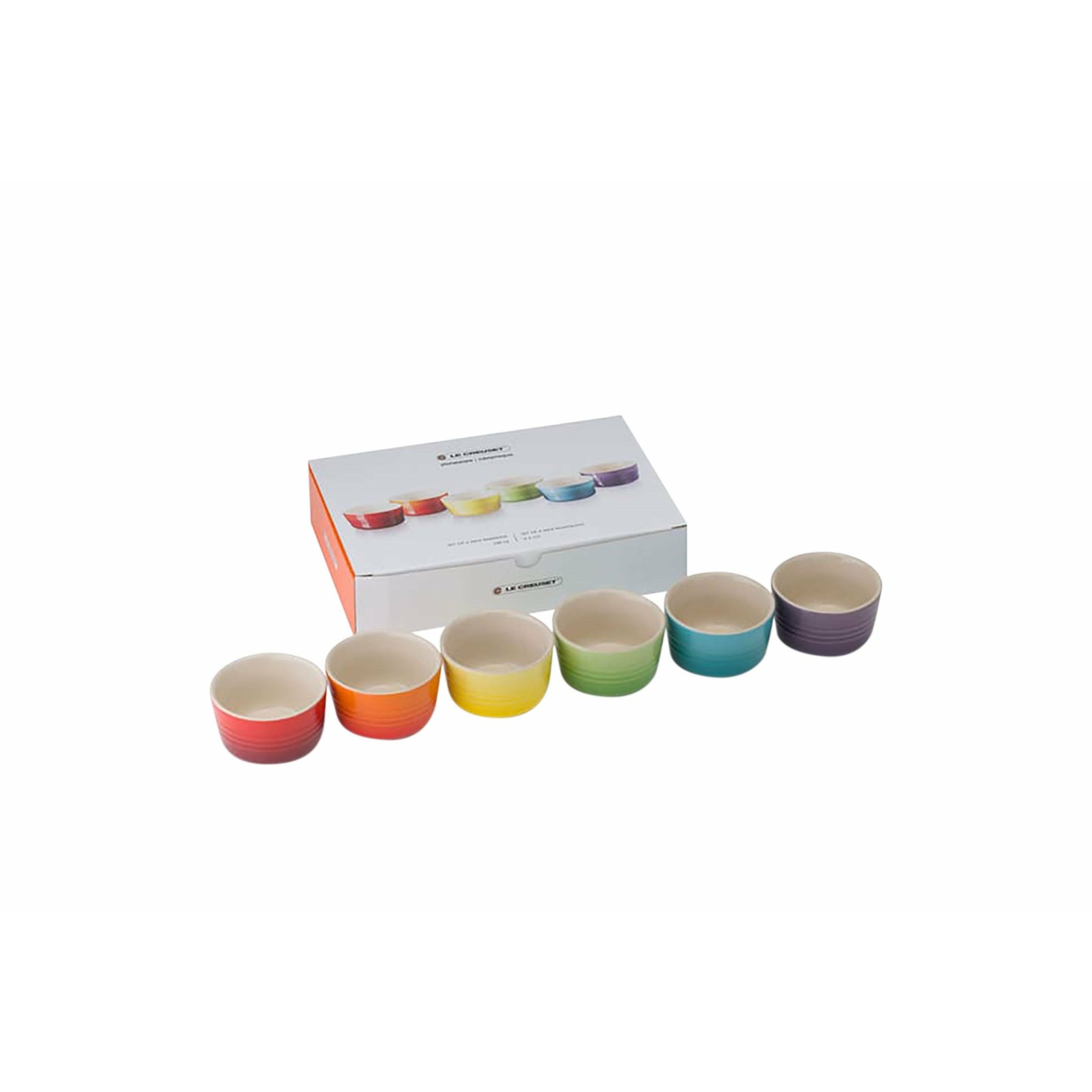 [product_category]-Le Creuset Mini Moulds Rainbow Set Of 6-Le Creuset-843251156443-79134108359030-LEC-1