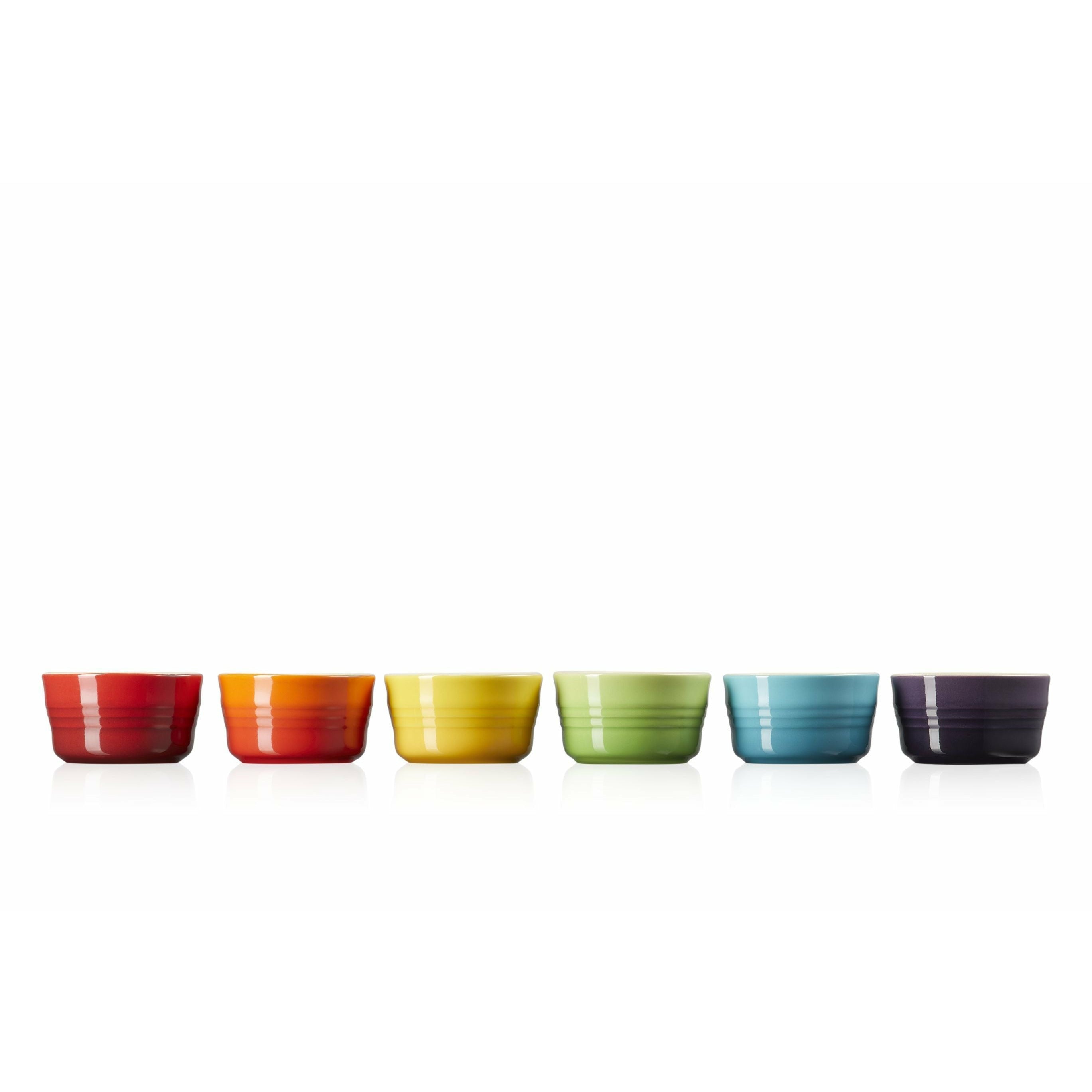 [product_category]-Le Creuset Mini Moulds Rainbow Set Of 6-Le Creuset-843251156443-79134108359030-LEC-4