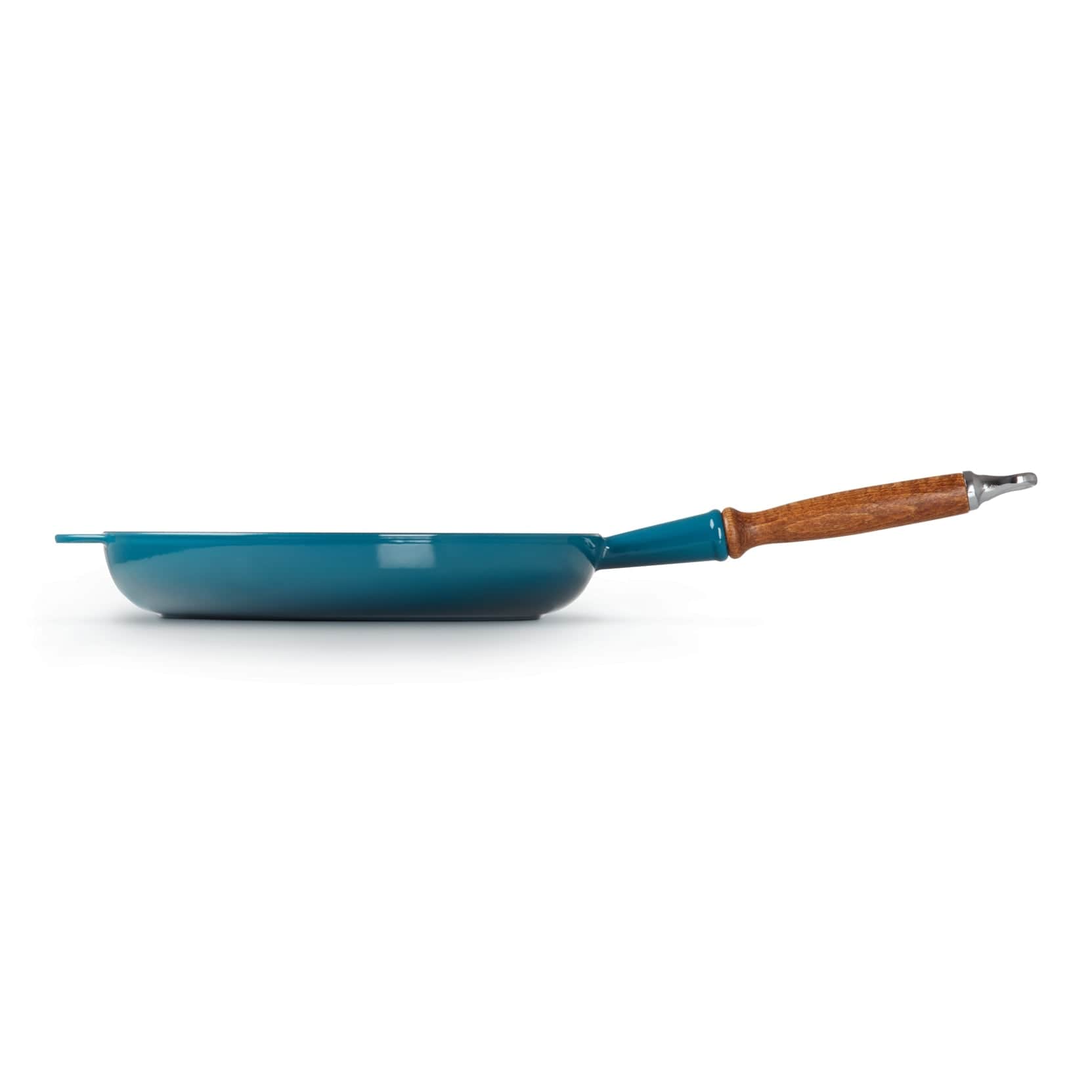 [product_category]-Le Creuset Nature Frying Pan 28 Cm, Deep Teal-Le Creuset-24147324386-20258286420422-LEC-2