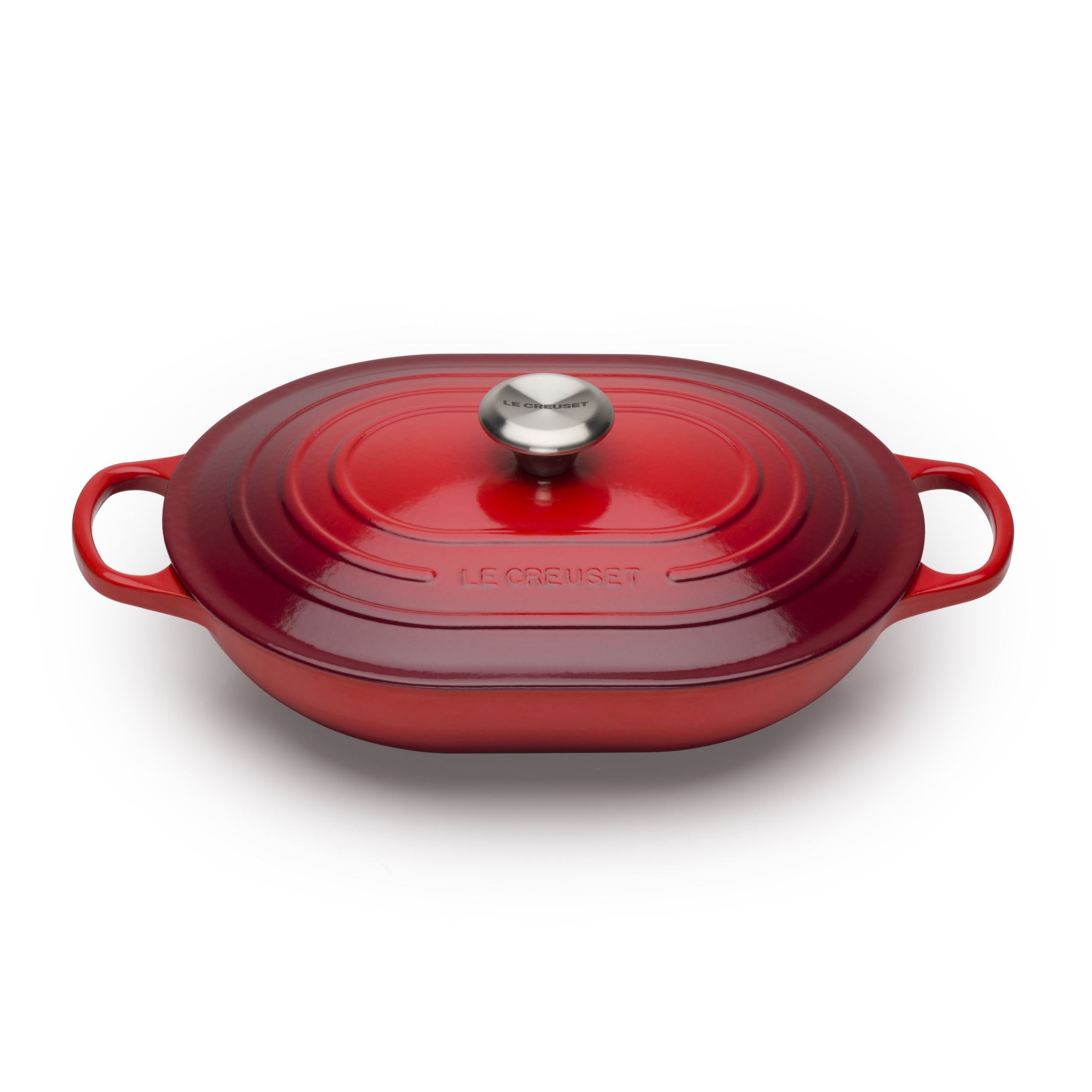 [product_category]-Le Creuset Nature Oblong Roaster 3,4 L, Cherry Red-Le Creuset-24147308058-21112310602430-LEC-1