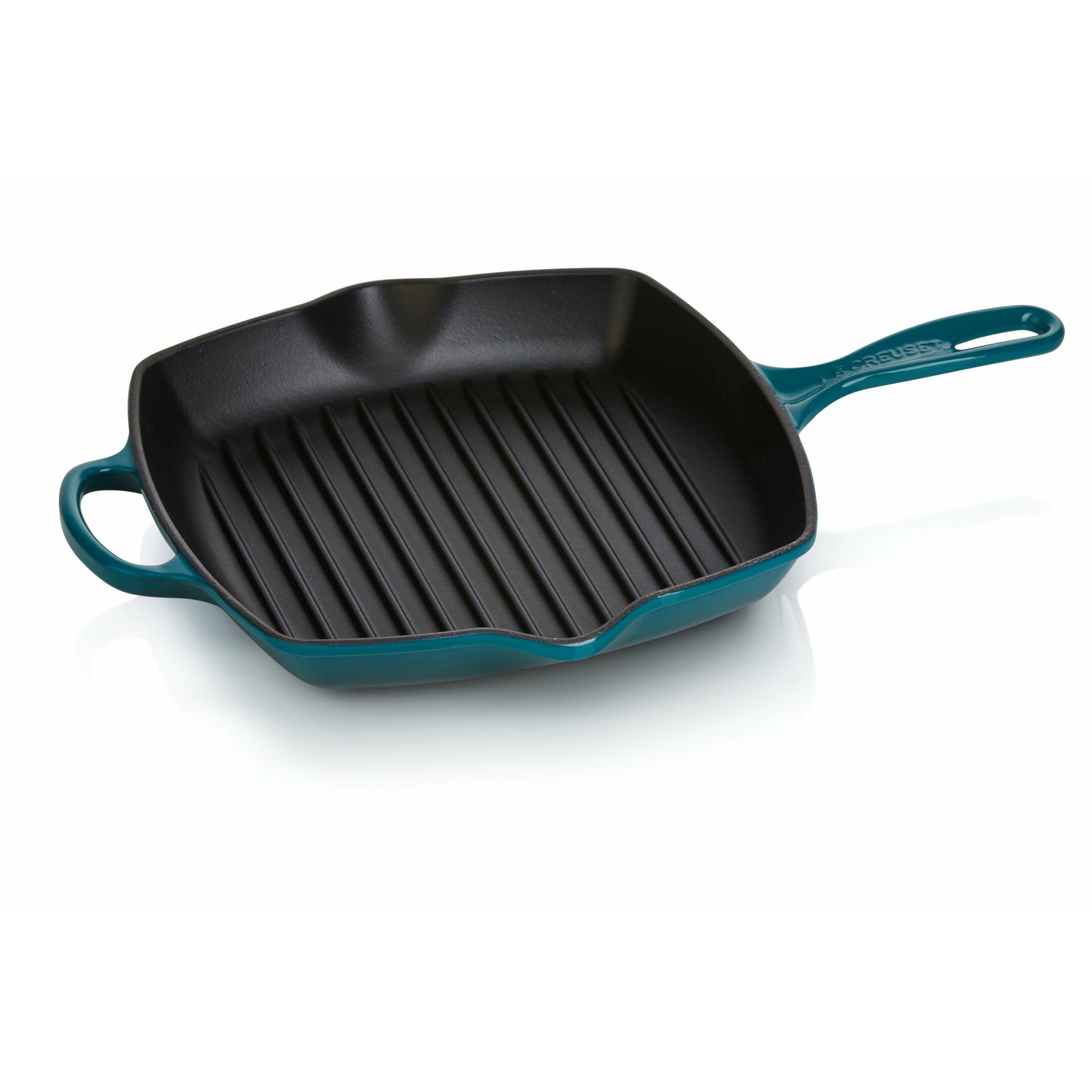 [product_category]-Le Creuset Nature Square Grill Pan 26 Cm, Deep Teal-Le Creuset-24147294153-20183266420422-LEC-1