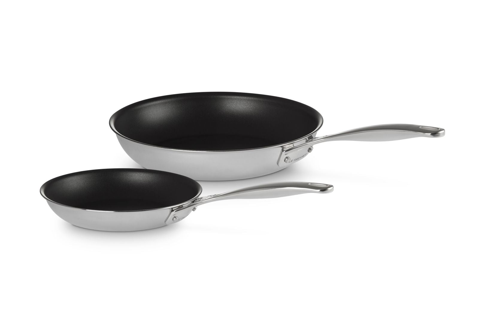 [product_category]-Le Creuset Non Stick 2 Piece Pan Set, Stainless Steel-Le Creuset-0630870238052-96609900000000-LEC-1