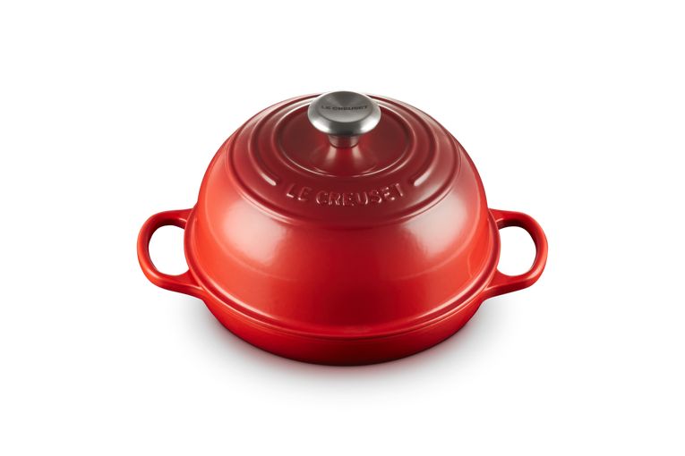 Le Creuset Signature Bread Toasting Plan de 24 cm CHERRY