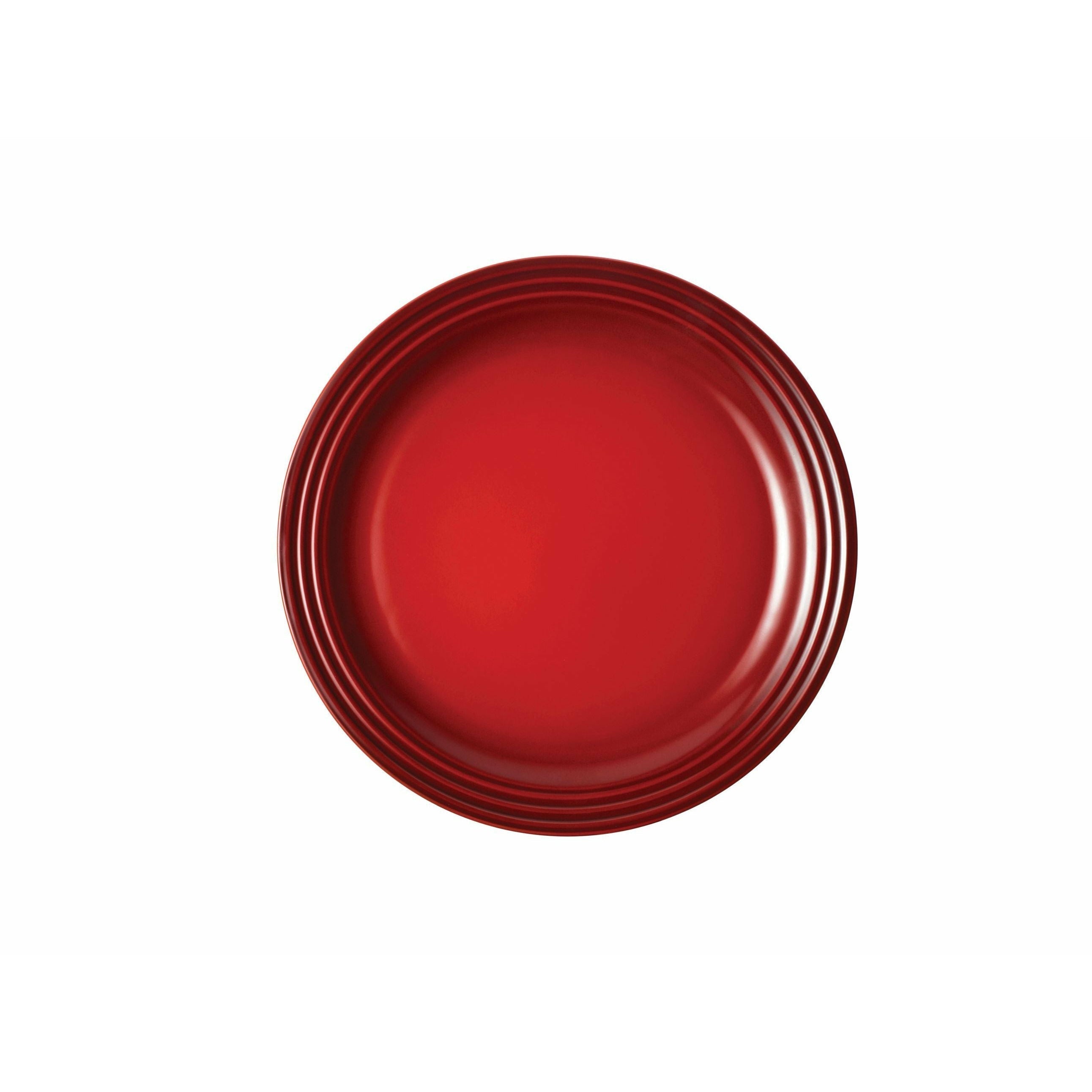 [product_category]-Le Creuset Signature Breakfast Plate 22 Cm, Cherry Red-Le Creuset-843251108190-70203220600099-LEC-1