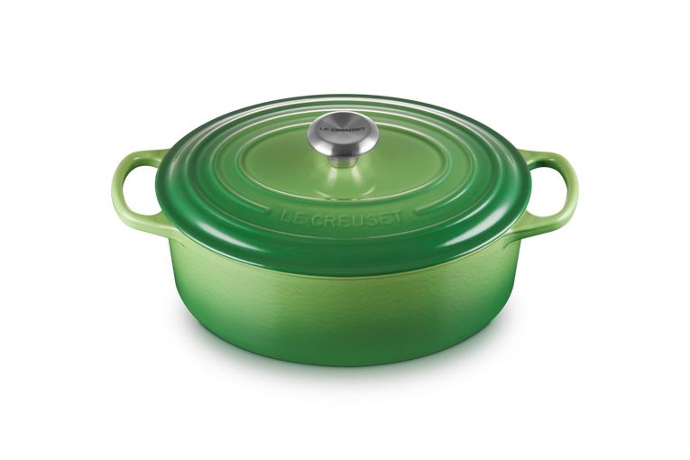 Le Creuset Signature Cocotte Oval 29 cm Bambus