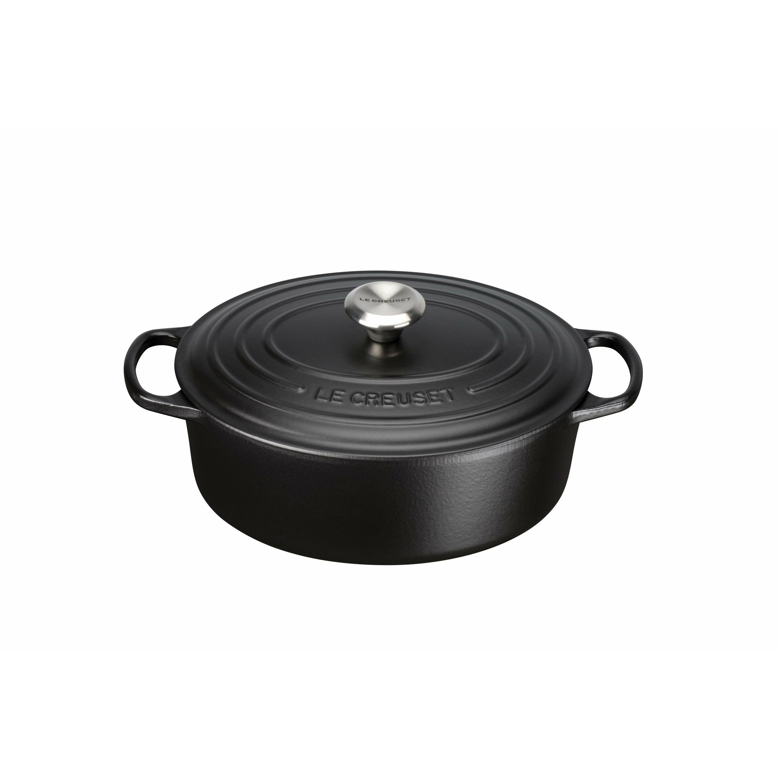 Le Creuset Signature Oval Roaster 29 Cm, Black