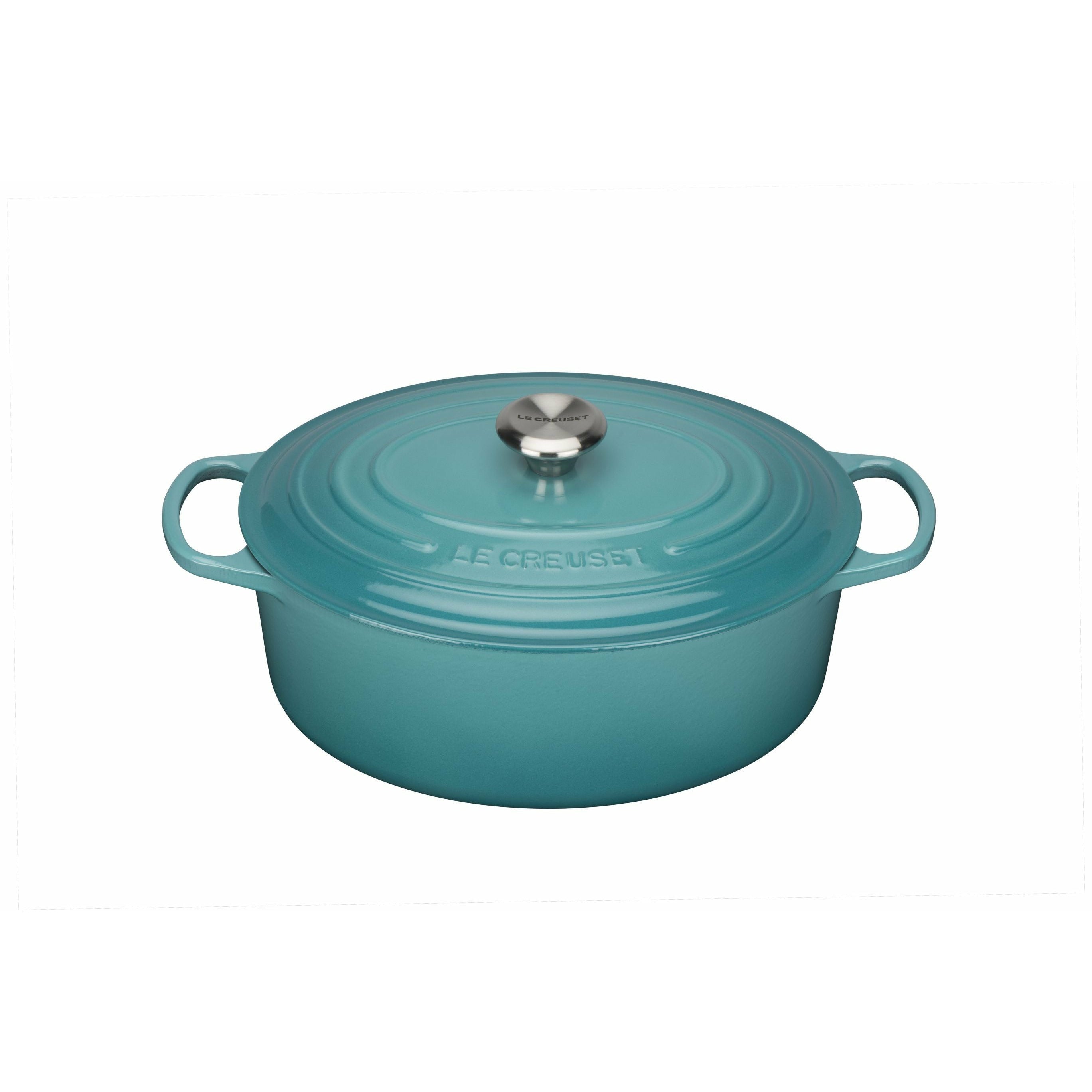 [product_category]-Le Creuset Signature Oval Roaster 31 Cm, Caribbean-Le Creuset-24147263203-21178311702430-LEC-1