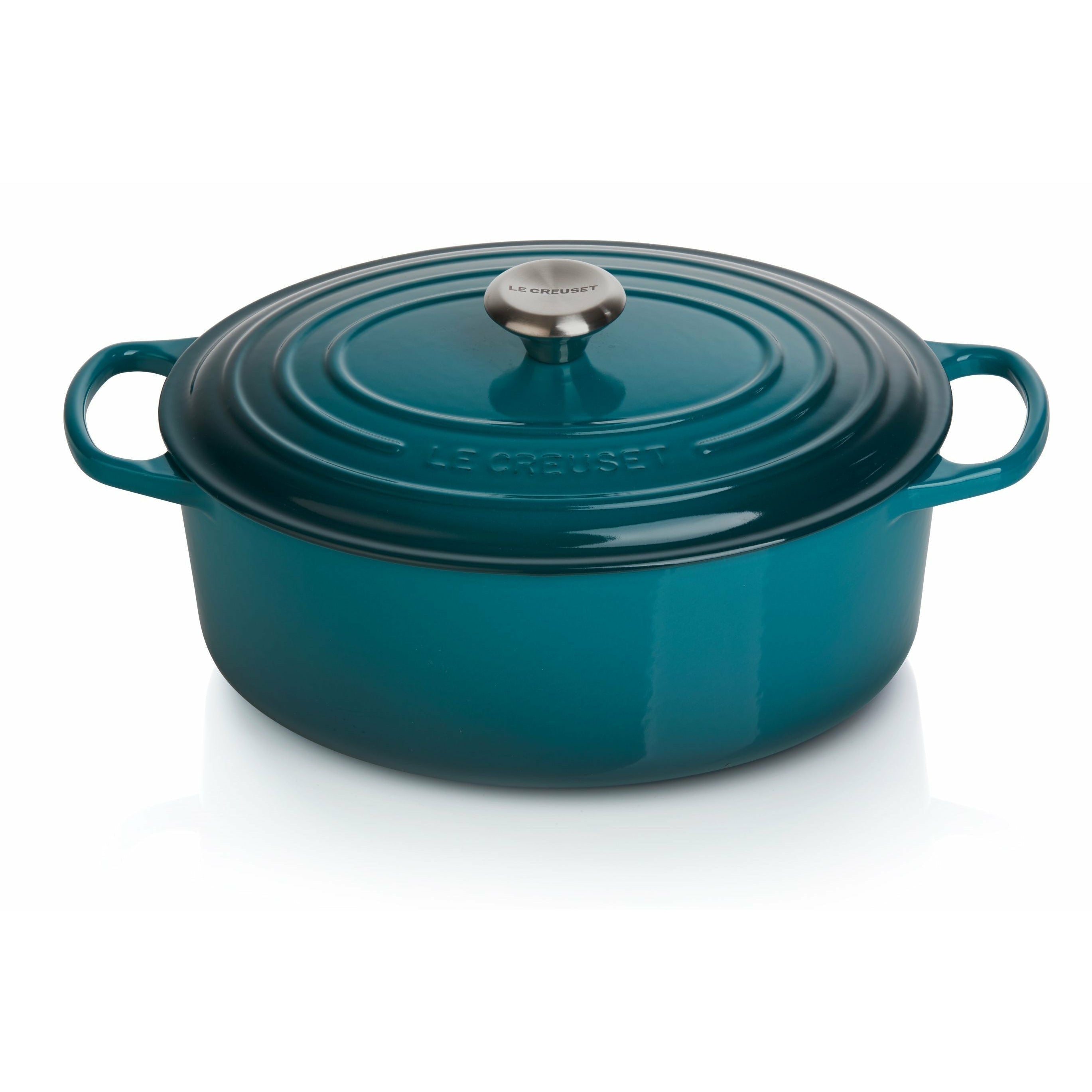 [product_category]-Le Creuset Signature Oval Roaster 31 Cm, Deep Teal-Le Creuset-24147294177-21178316422430-LEC-1